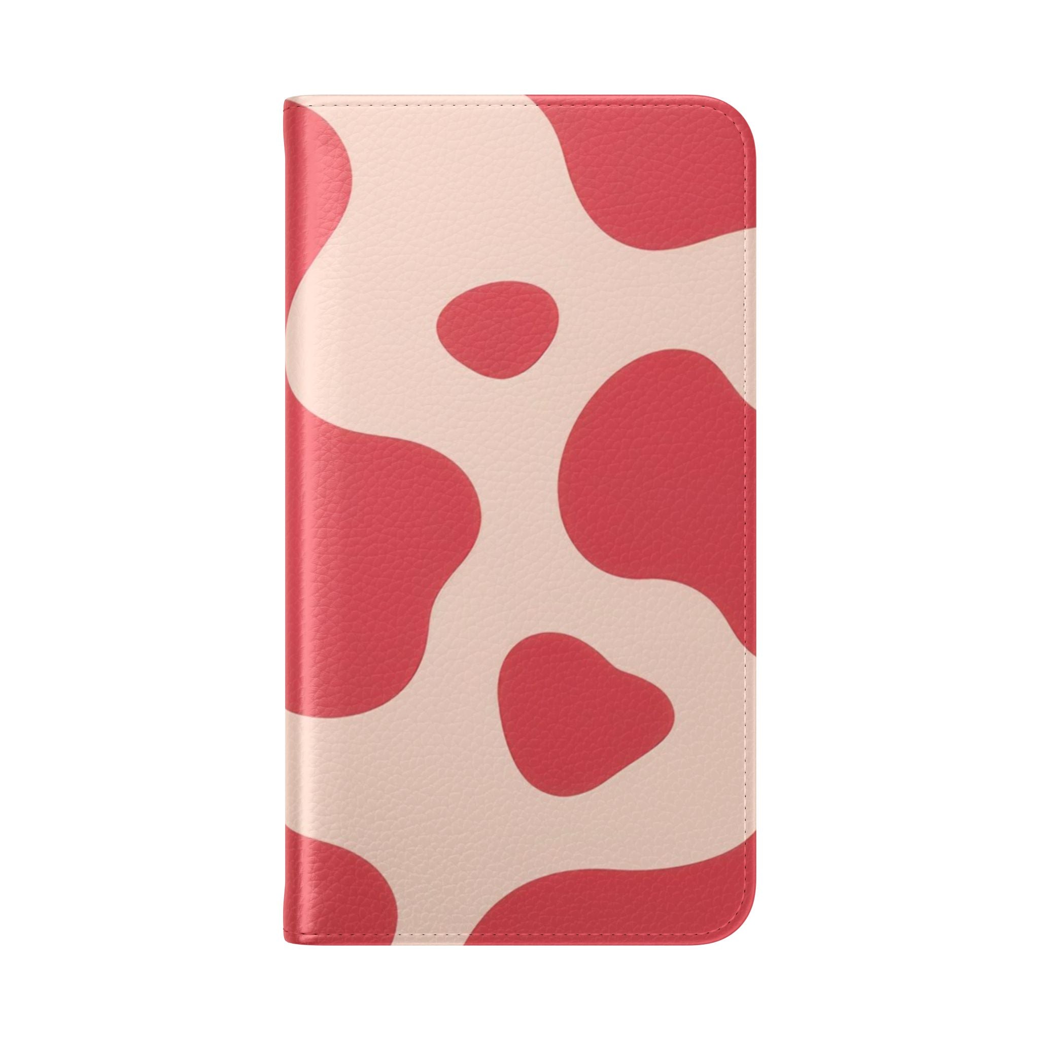 Red Jungle Cow Flip Cases, Artsulli - Art is Long, Life is Short, Phone Case, , , , , , ,