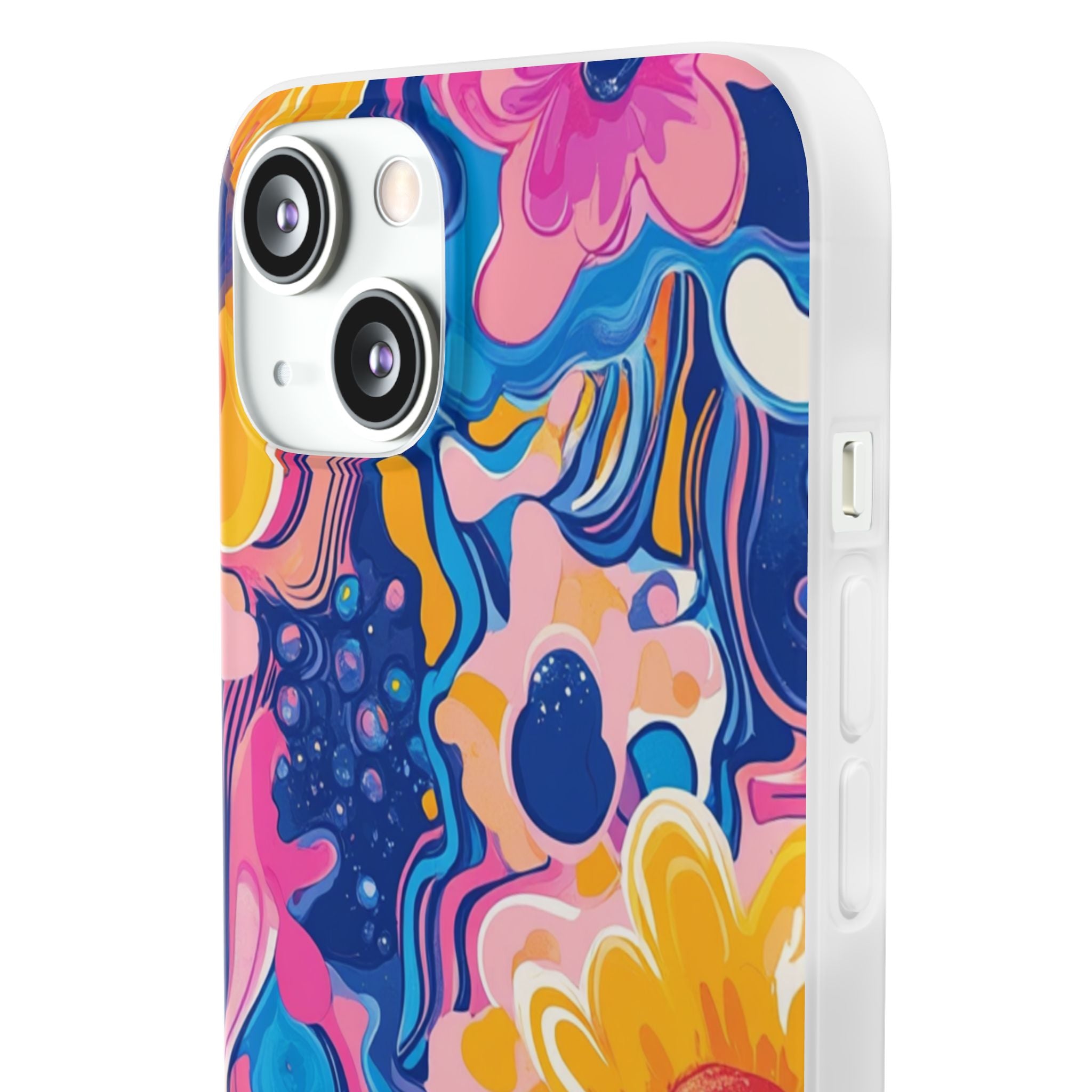 Psychedelic Floral iPhone Case, Artsulli - Art is Long, Life is Short, Phone Case, , , , , , ,