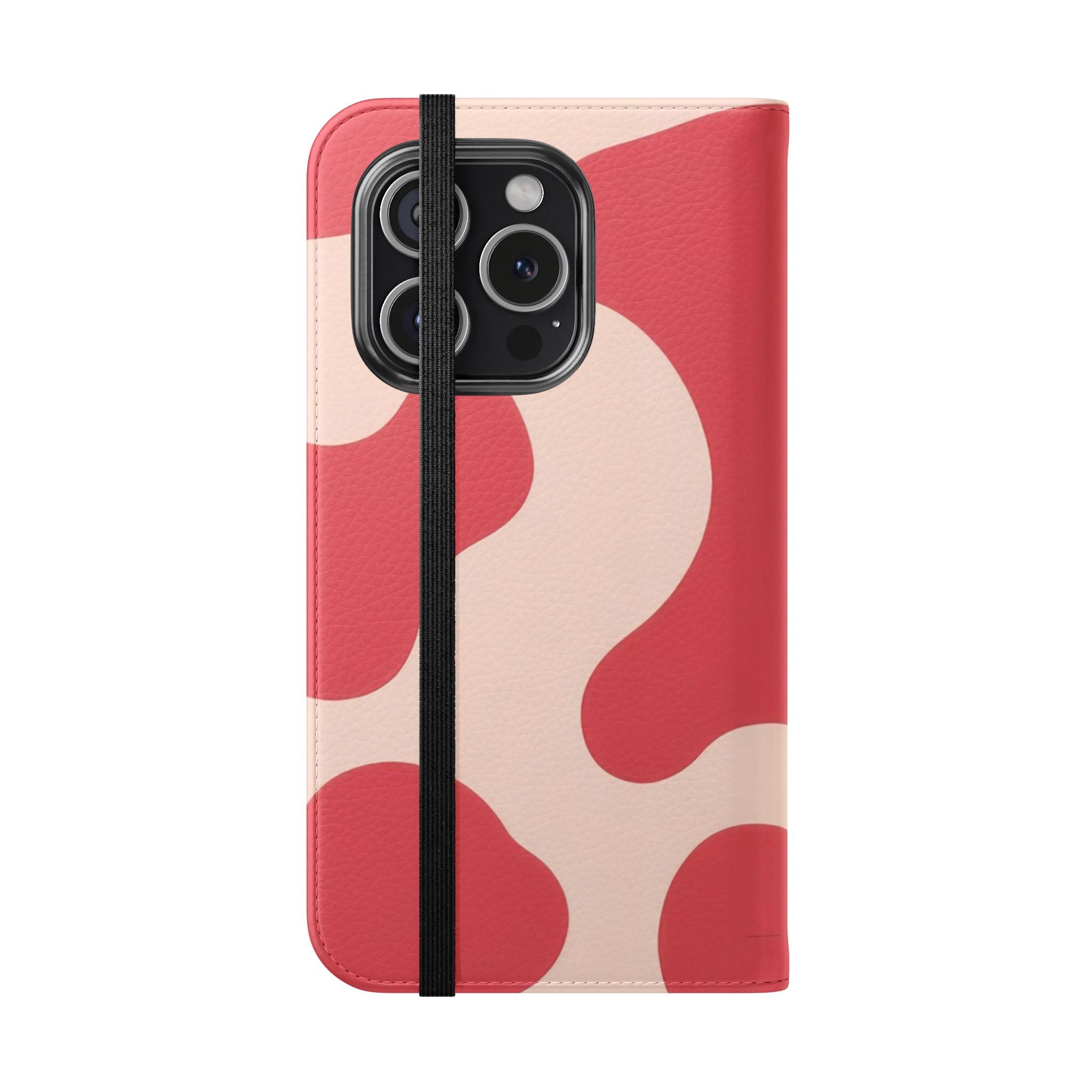 Red Jungle Cow Flip Cases, Artsulli - Art is Long, Life is Short, Phone Case, , , , , , ,