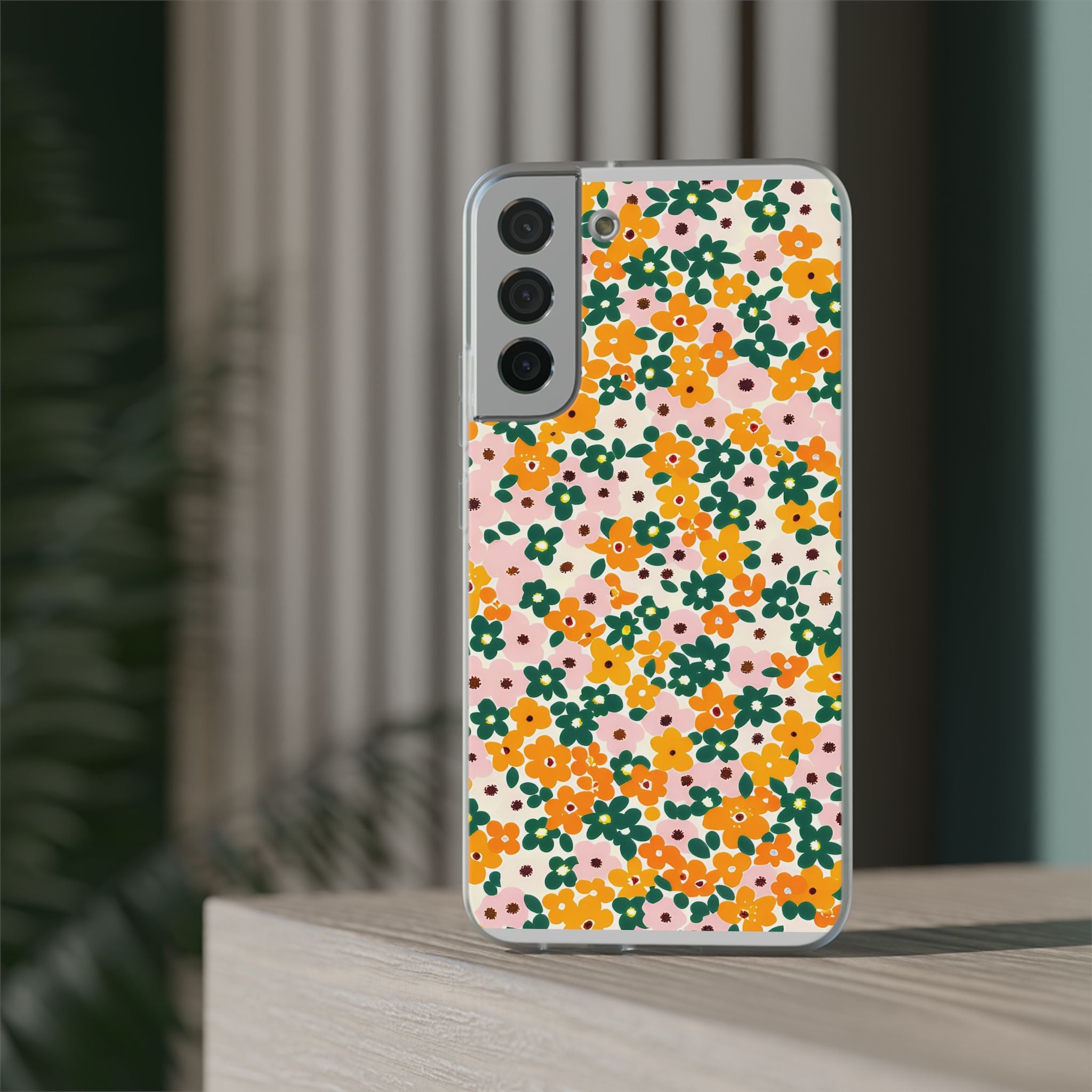 Vibrant Floral Flexi Case, Artsulli - Art is Long, Life is Short, Phone Case, , , , , , ,