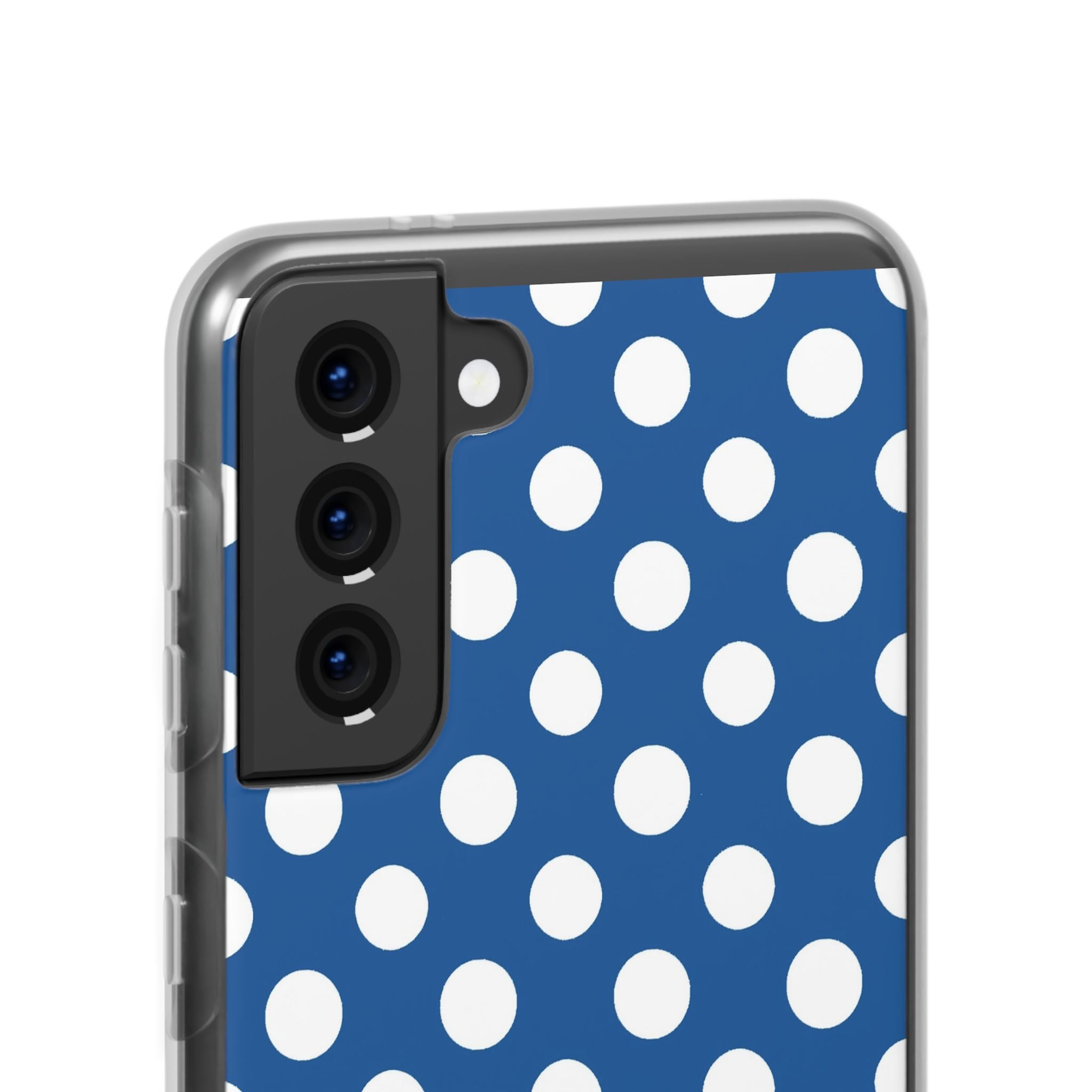 Blue and White Polka Dot iPhone Case, Artsulli - Art is Long, Life is Short, Phone Case, , , , , , ,