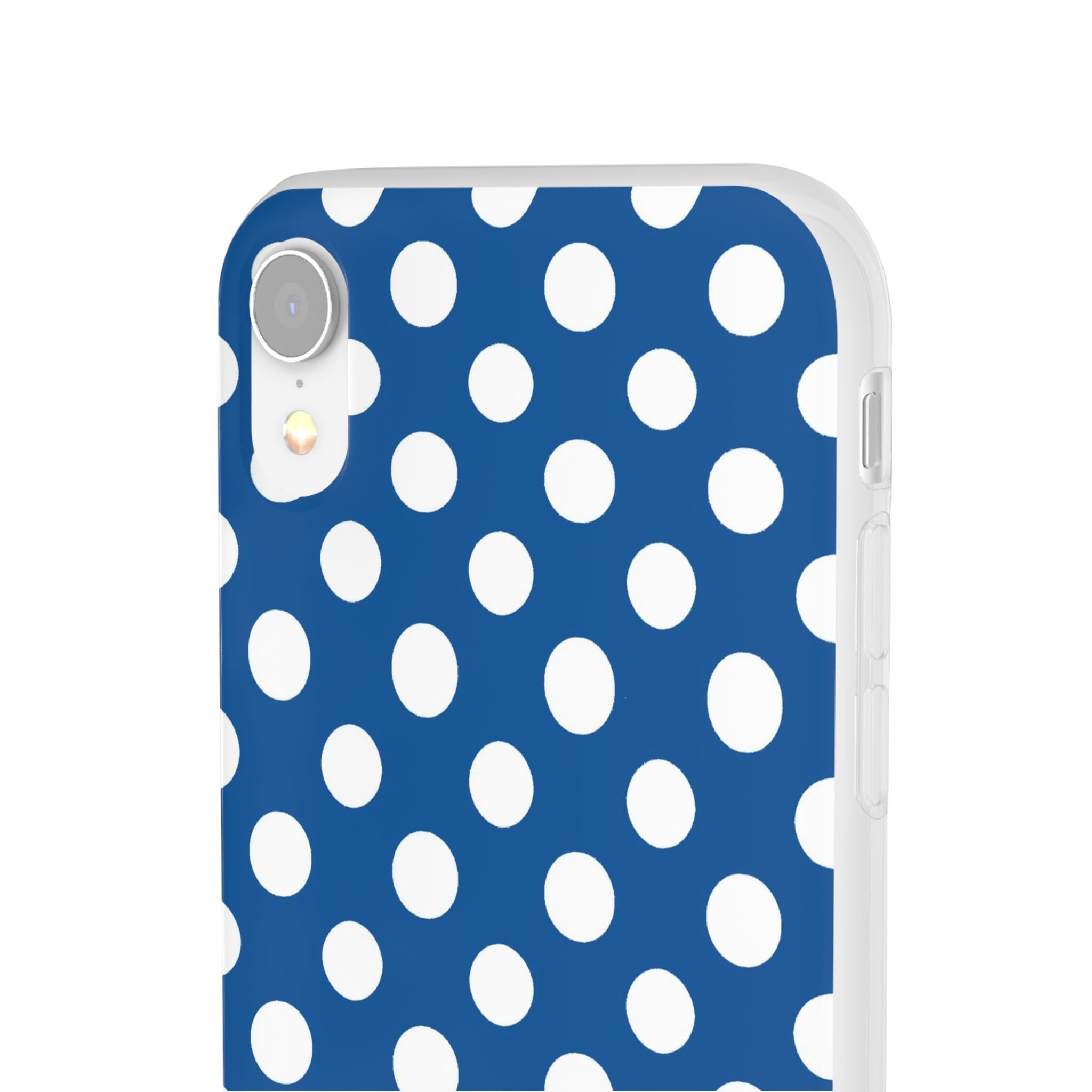 Blue and White Polka Dot iPhone Case, Artsulli - Art is Long, Life is Short, Phone Case, , , , , , ,