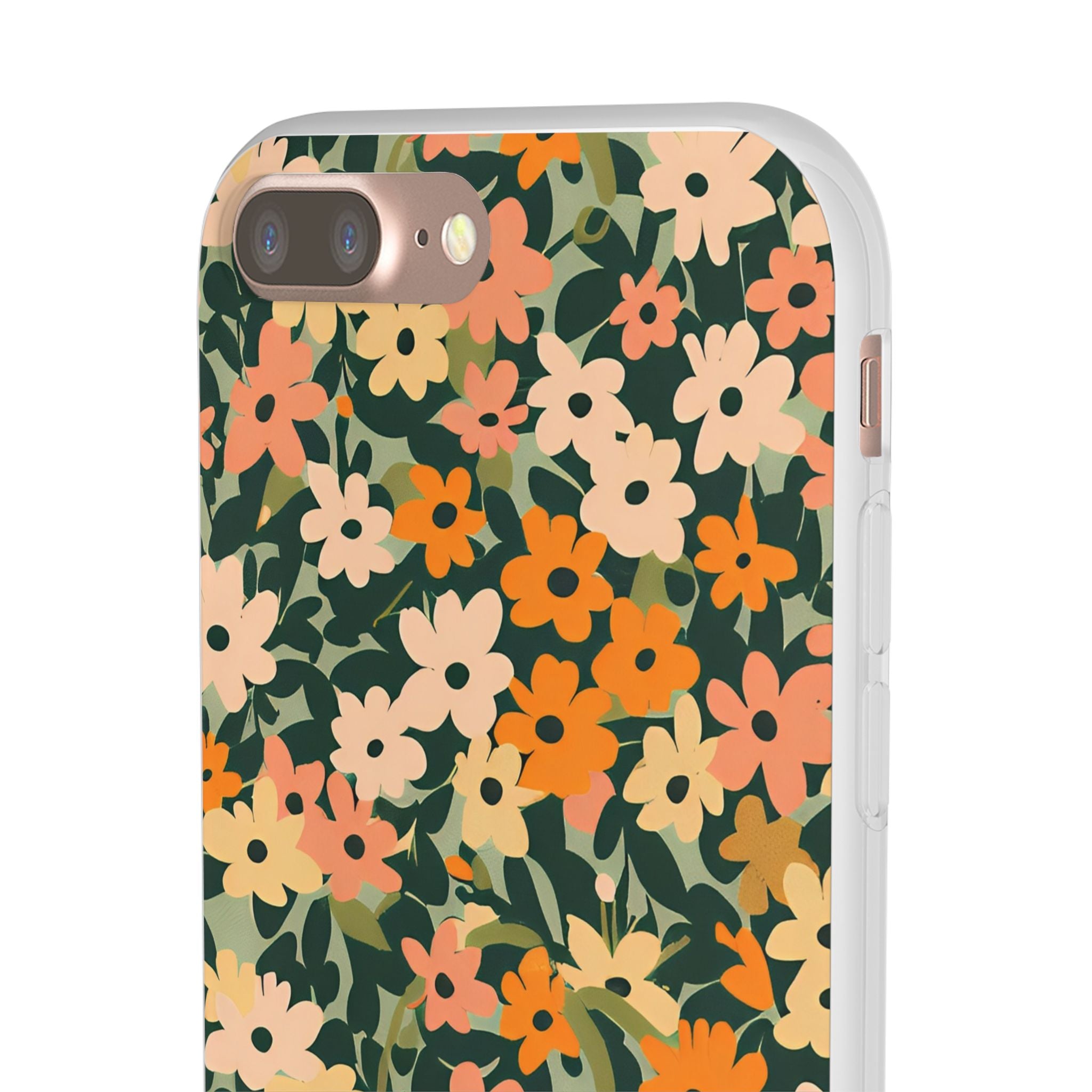 Vibrant Floral Clear Phone Case, Artsulli - Art is Long, Life is Short, Phone Case, , , , , , ,