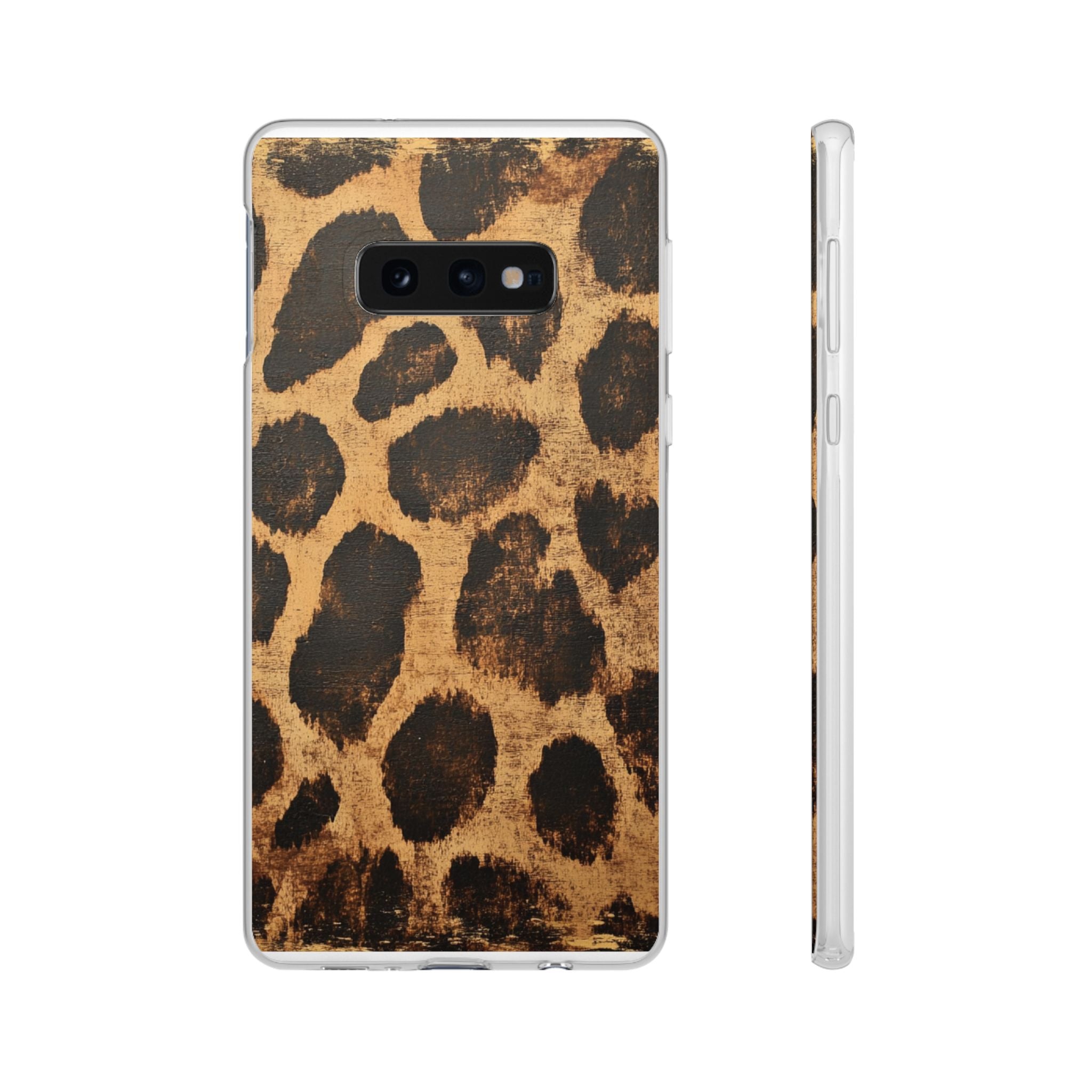 Brown Leopard Print iPhone Case, Artsulli - Art is Long, Life is Short, Phone Case, Size, Samsung Galaxy S10E, , , , , 11556595125262569215