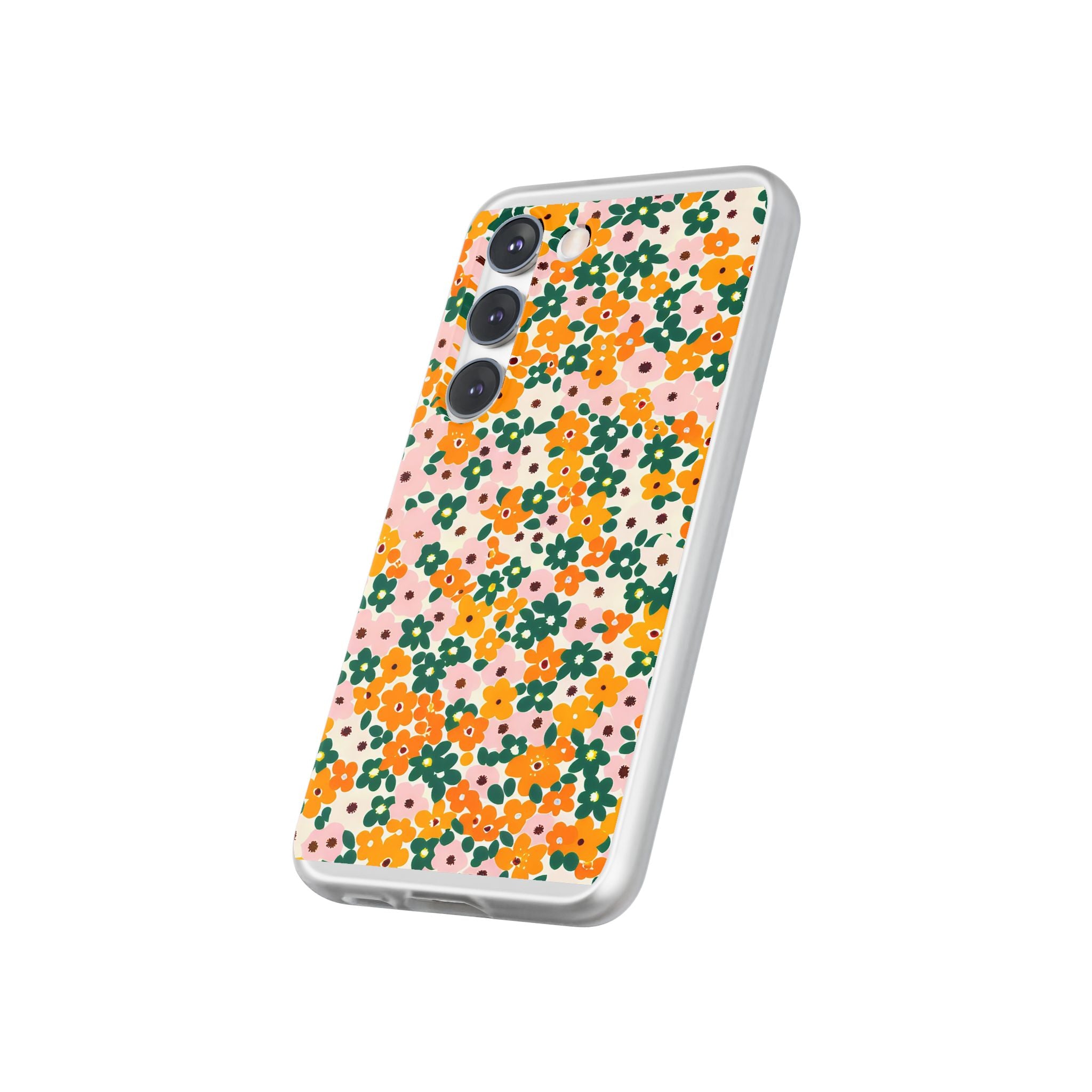 Vibrant Floral Flexi Case, Artsulli - Art is Long, Life is Short, Phone Case, , , , , , ,