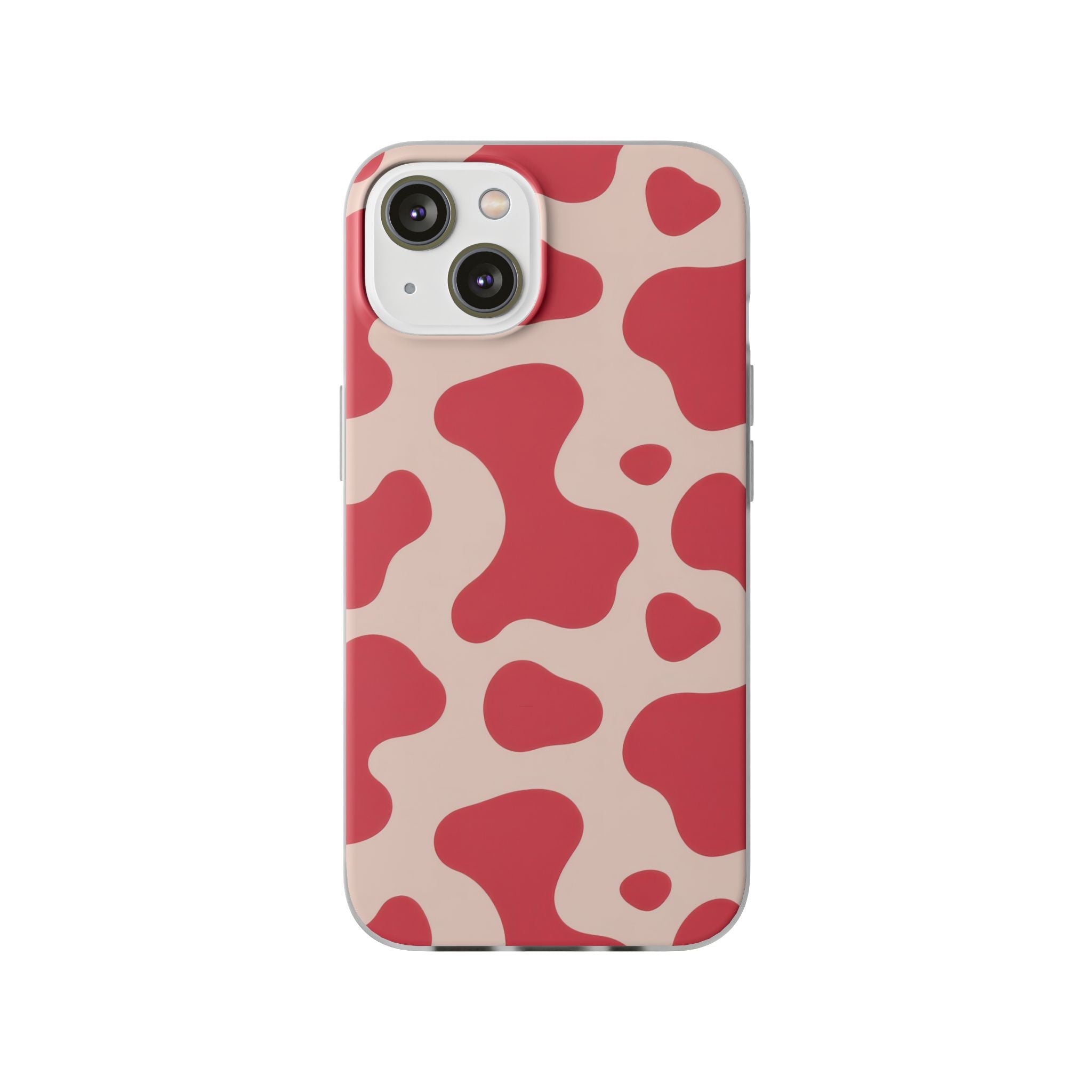 Red Jungle Cow Flexi Cases, Artsulli - Art is Long, Life is Short, Phone Case, Size, iPhone 14 with gift packaging, , , , , 11586724761594564814