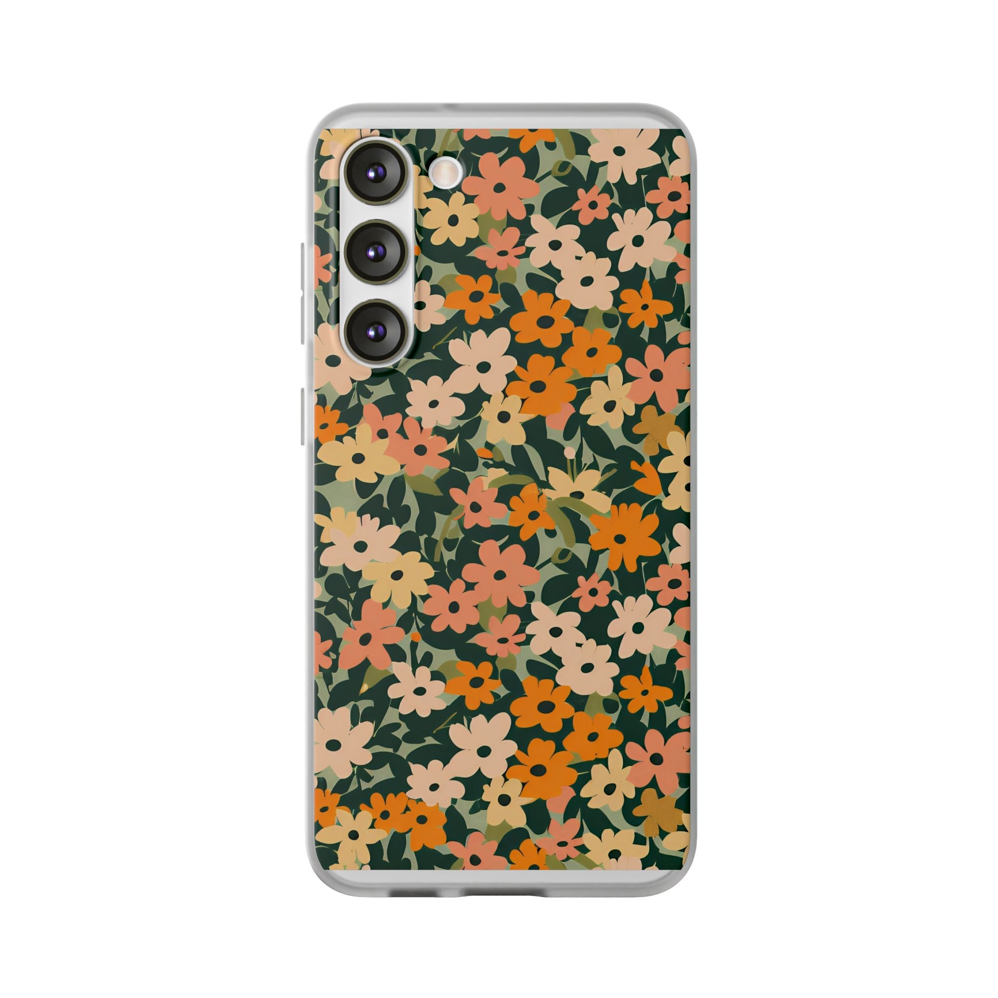 Vibrant Floral Clear Phone Case, Artsulli - Art is Long, Life is Short, Phone Case, Size, Samsung Galaxy S23 Plus with gift packaging, , , , , 32261090462863815256