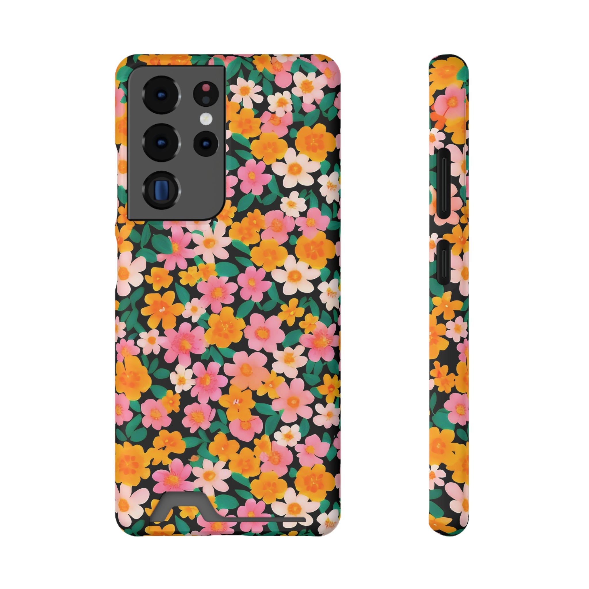 Phone Case With Card Holder, Artsulli - Art is Long, Life is Short, Phone Case, Size, Samsung Galaxy S21 Ultra, Surface, Matte, Shape, With gift packaging, 19420527959744017702