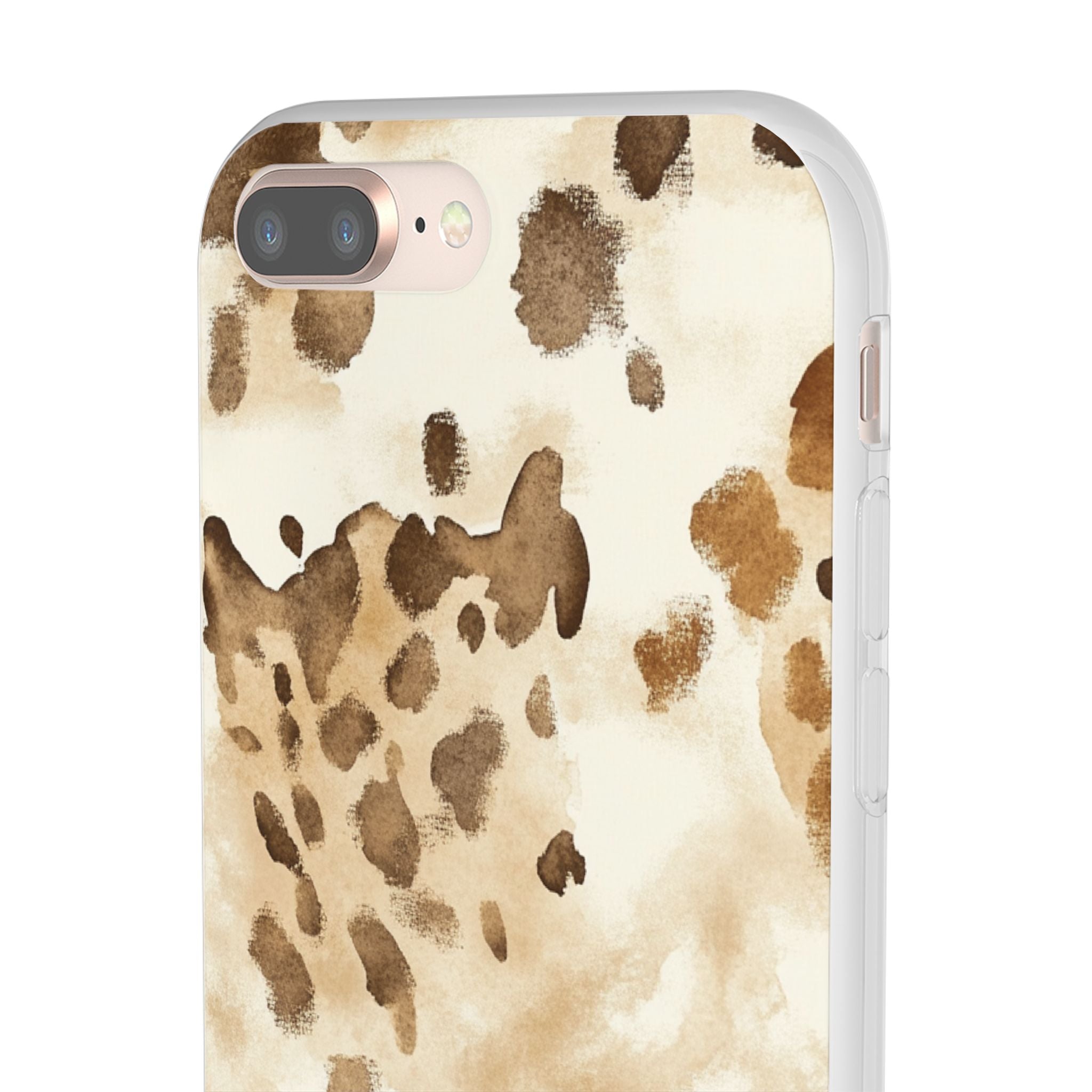 Brown and Beige Watercolor Dalmatian Phone Case, Artsulli - Art is Long, Life is Short, Phone Case, , , , , , ,