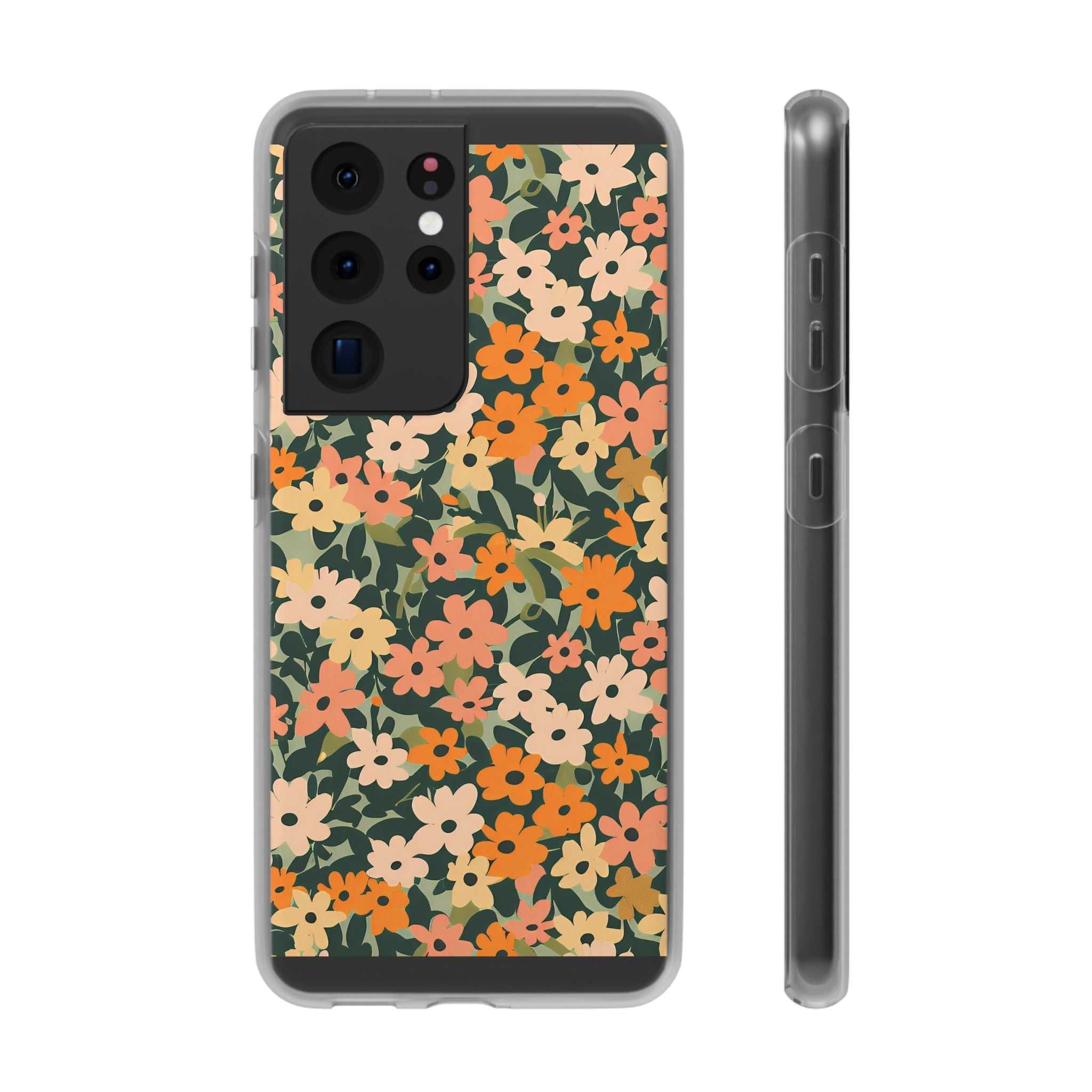 Vibrant Floral Clear Phone Case, Artsulli - Art is Long, Life is Short, Phone Case, Size, Samsung Galaxy S21 Ultra, , , , , 19211526122266900772
