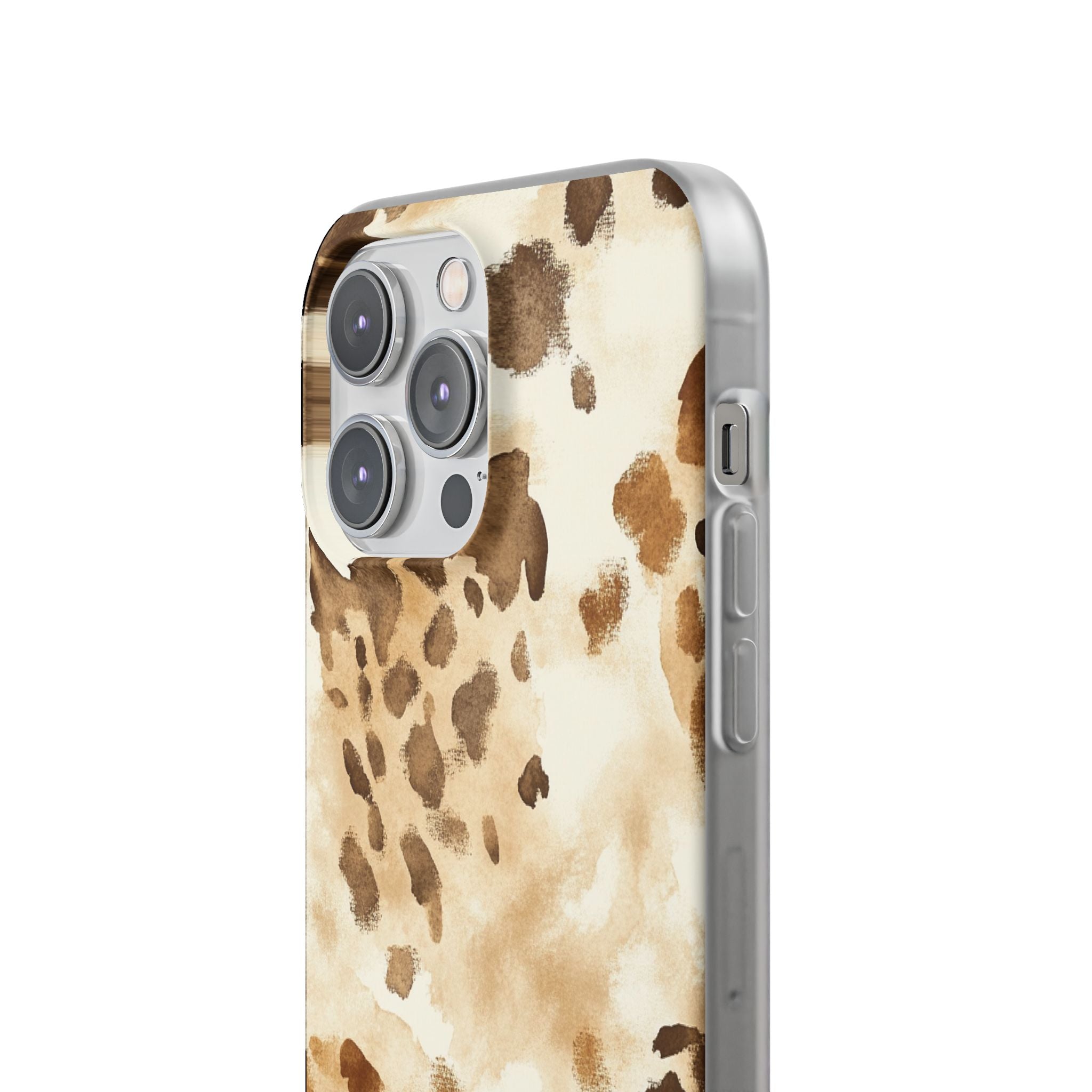 Brown and Beige Watercolor Dalmatian Phone Case, Artsulli - Art is Long, Life is Short, Phone Case, , , , , , ,