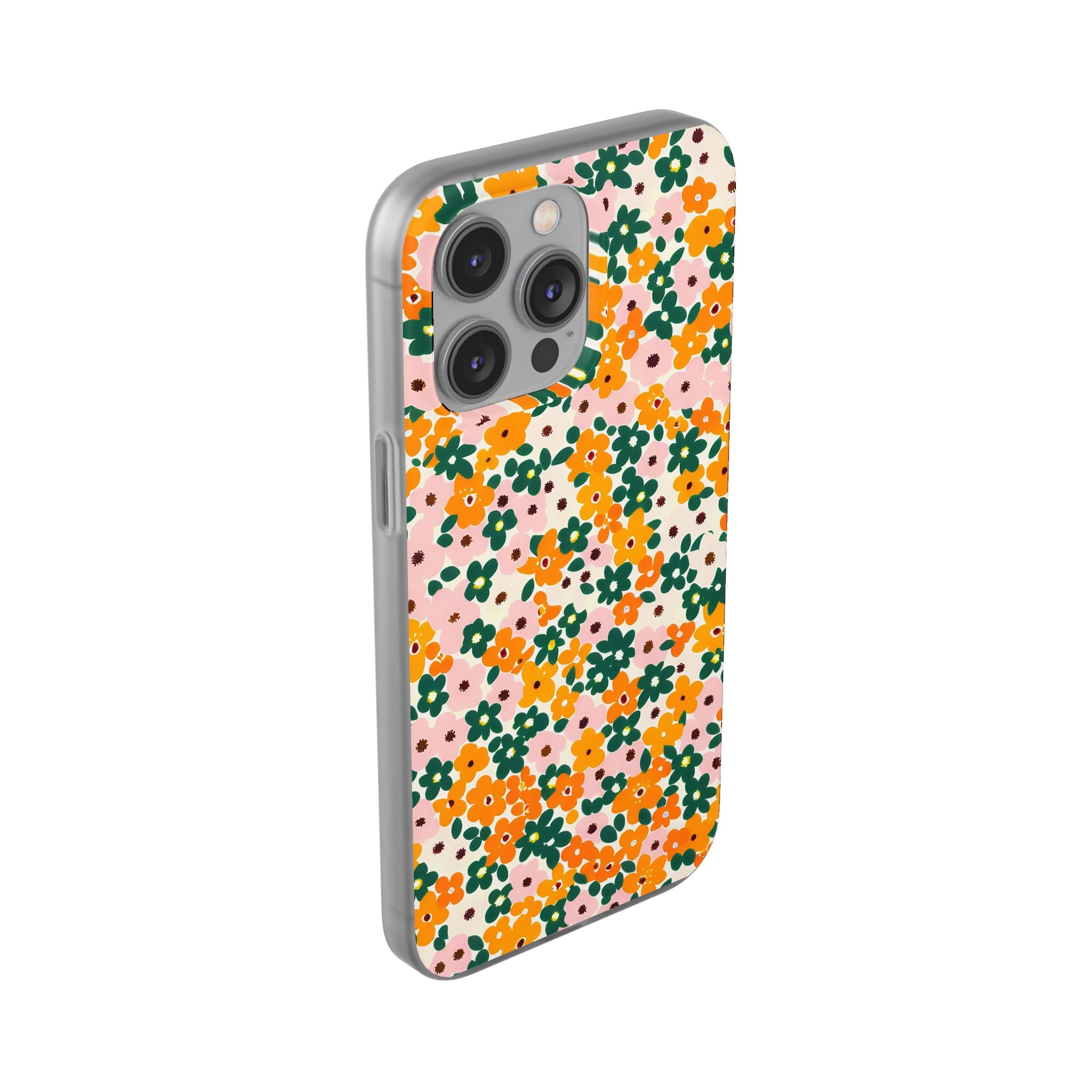 Vibrant Floral Flexi Case, Artsulli - Art is Long, Life is Short, Phone Case, , , , , , ,