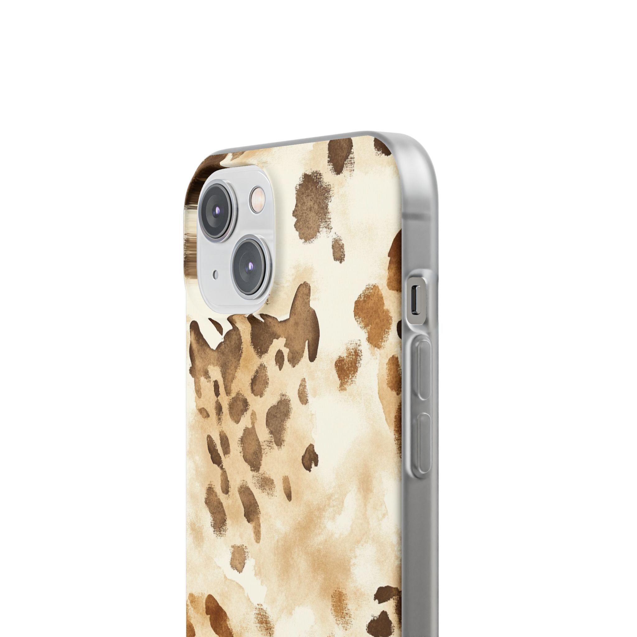 Brown and Beige Watercolor Dalmatian Phone Case, Artsulli - Art is Long, Life is Short, Phone Case, , , , , , ,