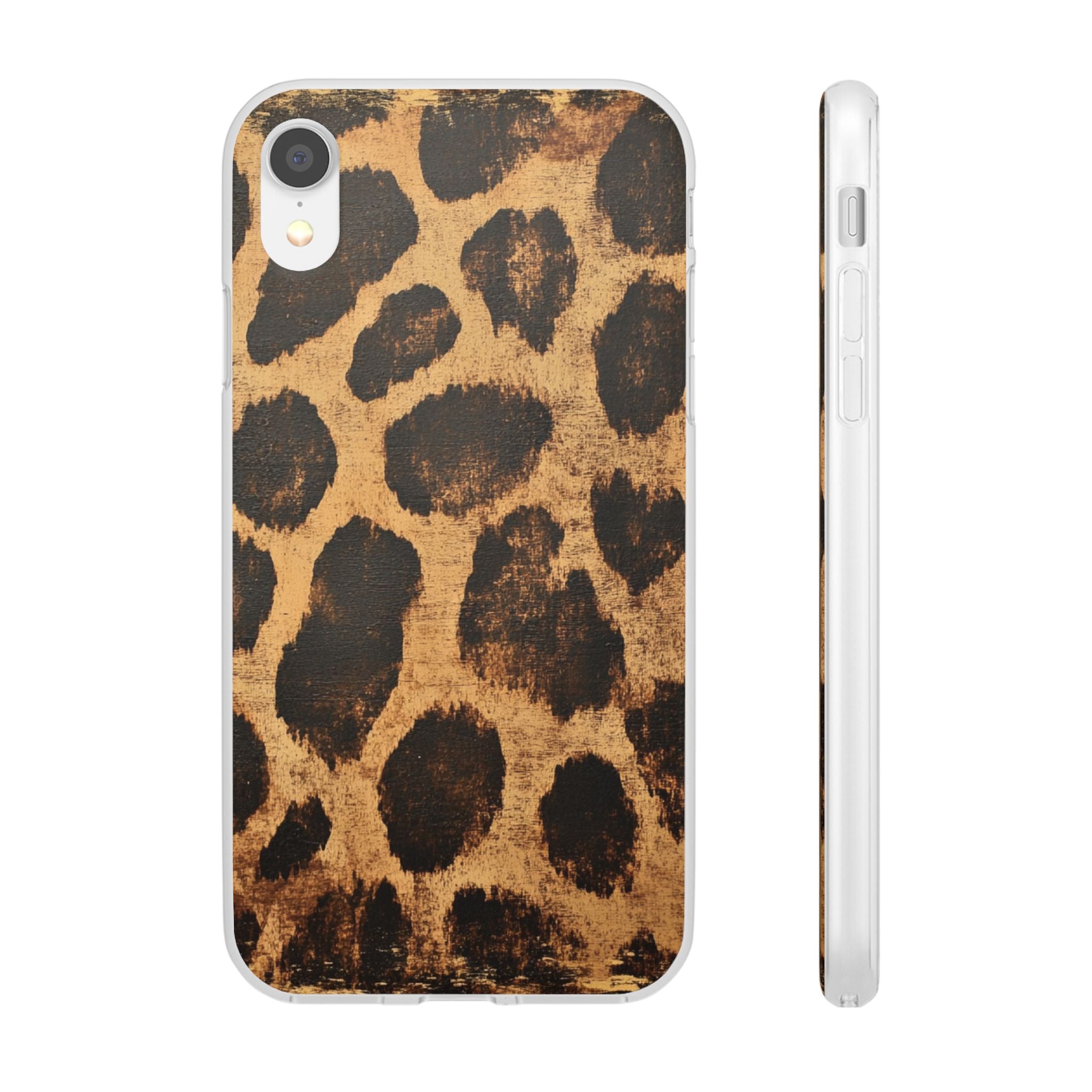 Brown Leopard Print iPhone Case, Artsulli - Art is Long, Life is Short, Phone Case, Size, iPhone XR with gift packaging, , , , , 13067048581573846243
