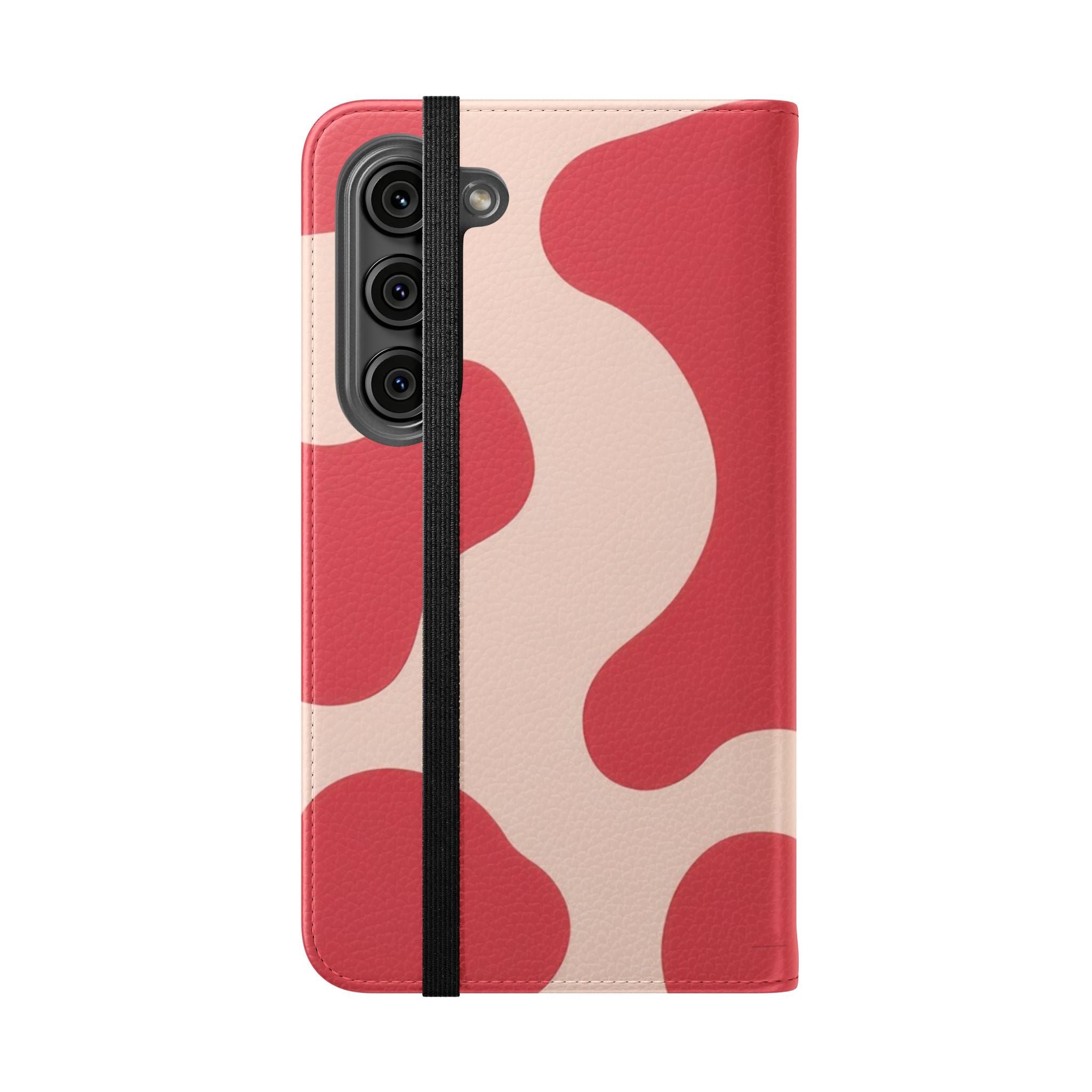 Red Jungle Cow Flip Cases, Artsulli - Art is Long, Life is Short, Phone Case, , , , , , ,