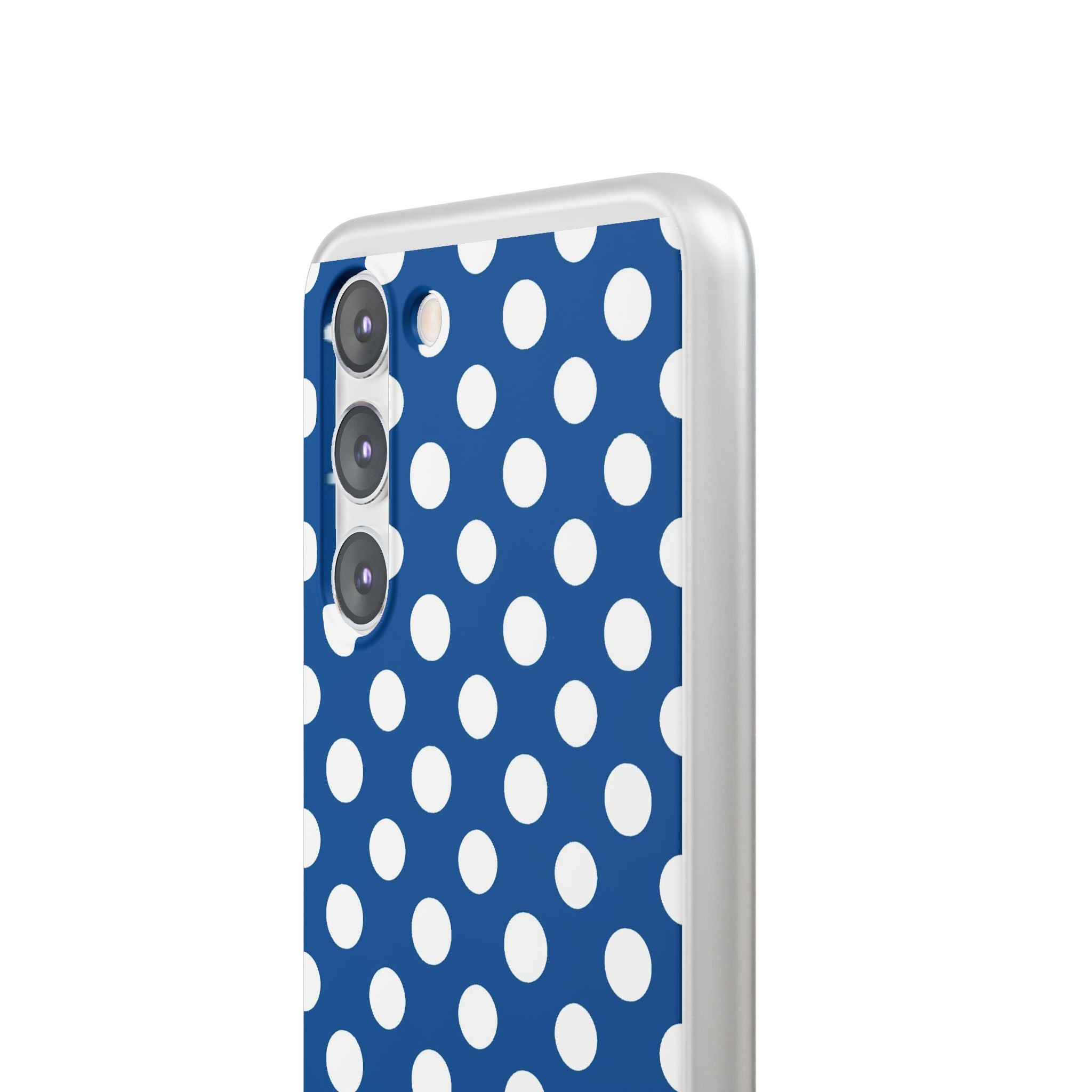 Blue and White Polka Dot iPhone Case, Artsulli - Art is Long, Life is Short, Phone Case, , , , , , ,