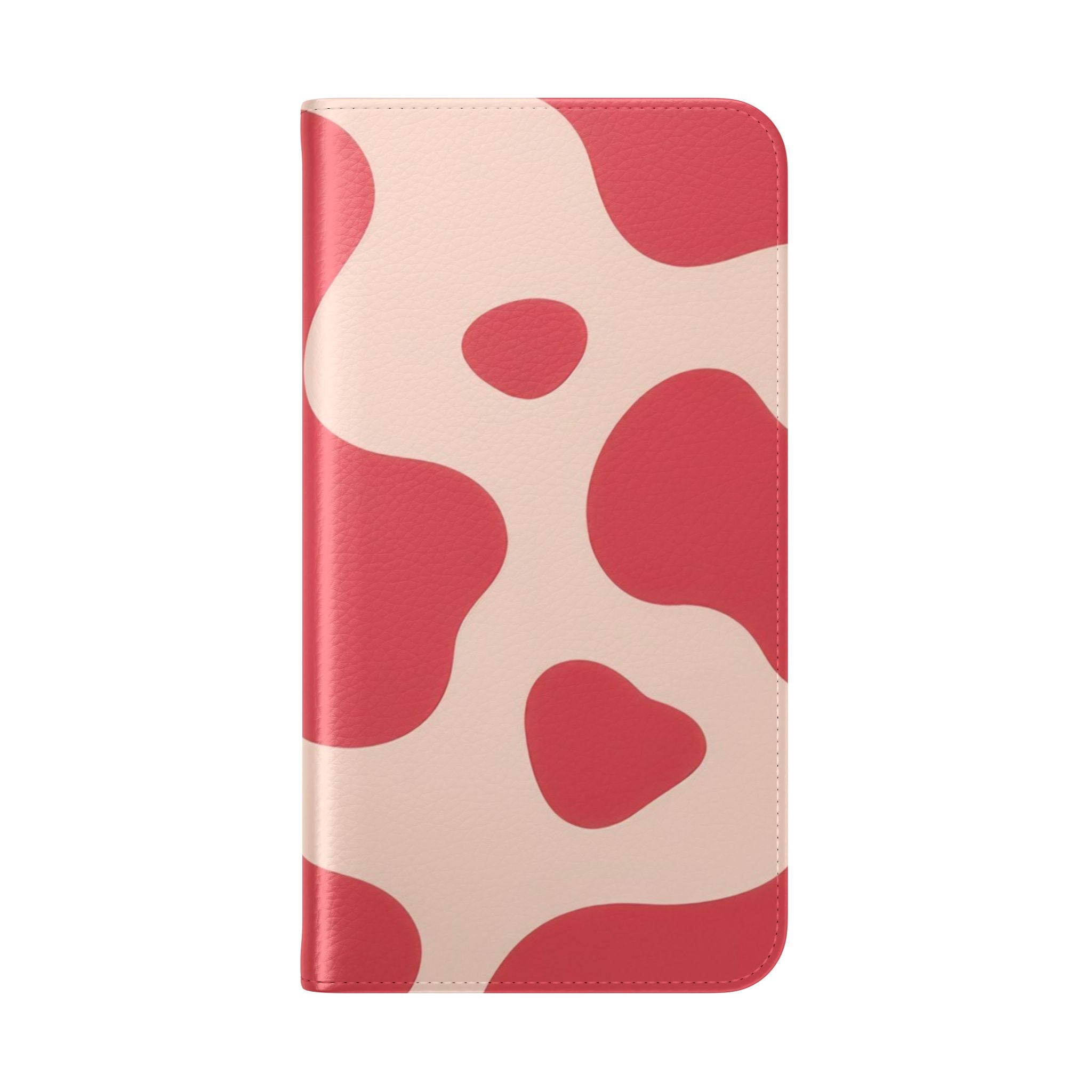 Red Jungle Cow Flip Cases, Artsulli - Art is Long, Life is Short, Phone Case, , , , , , ,