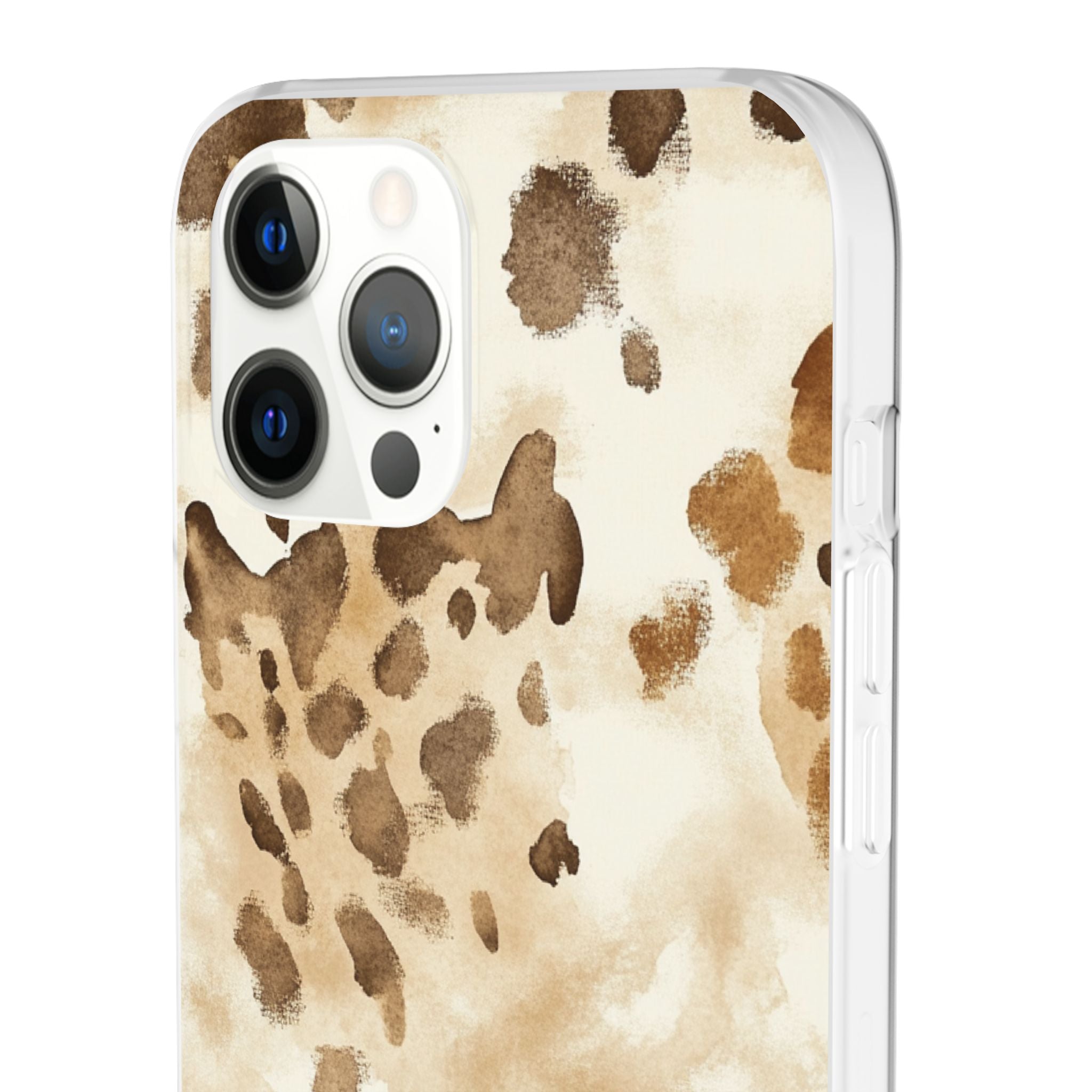 Brown and Beige Watercolor Dalmatian Phone Case, Artsulli - Art is Long, Life is Short, Phone Case, , , , , , ,