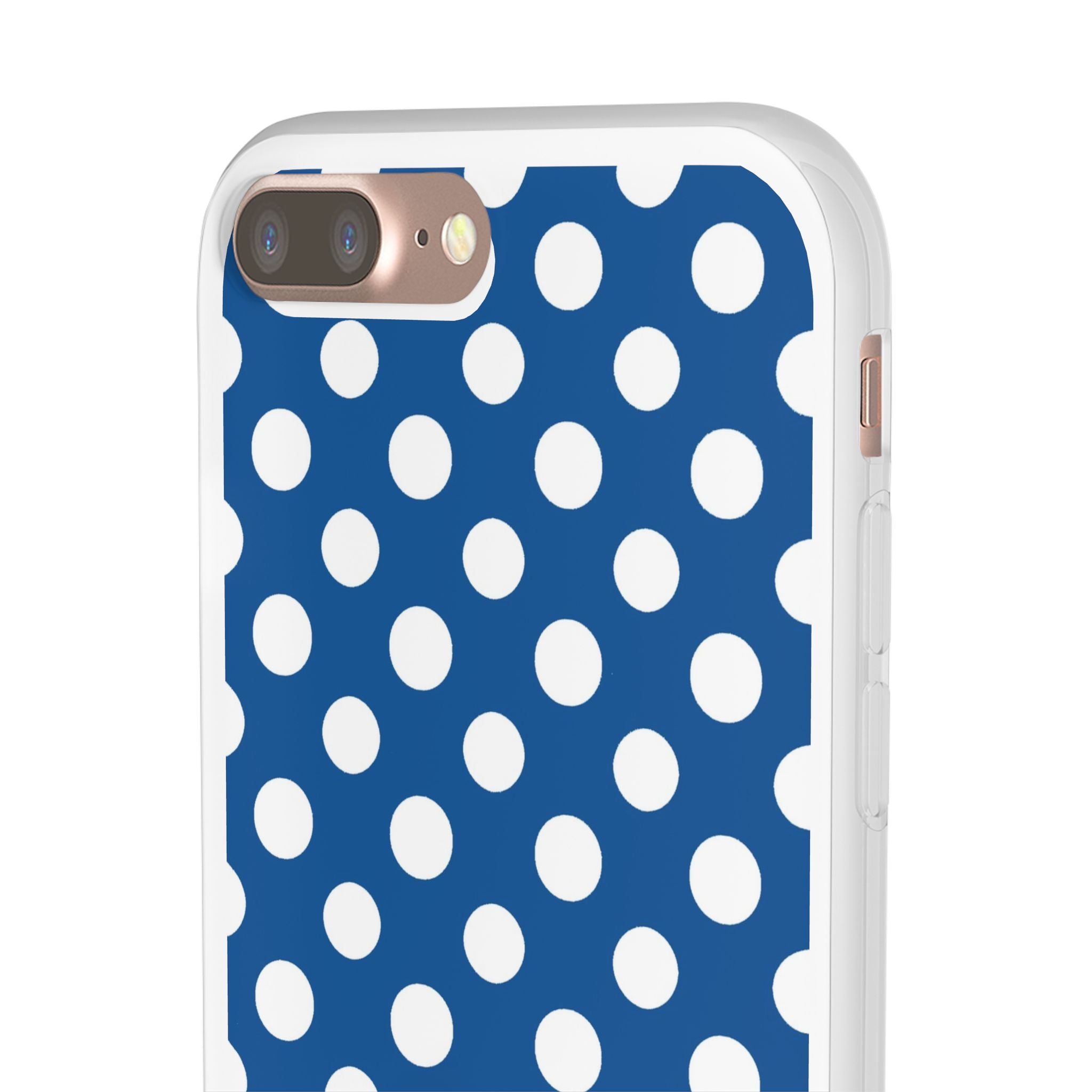 Blue and White Polka Dot iPhone Case, Artsulli - Art is Long, Life is Short, Phone Case, , , , , , ,