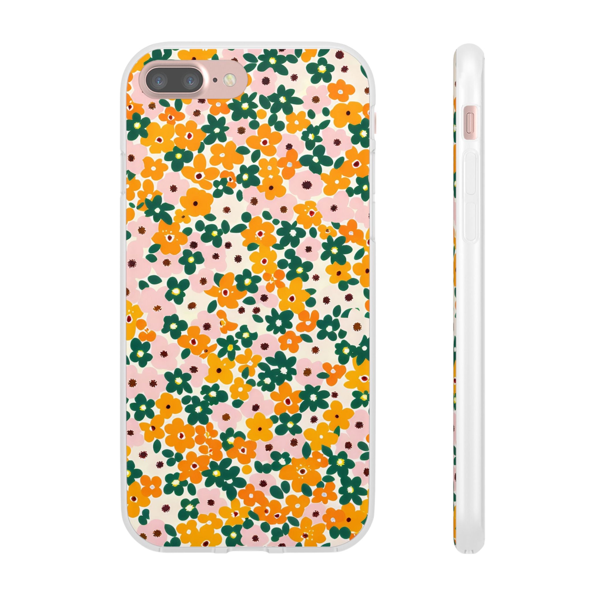 Vibrant Floral Flexi Case, Artsulli - Art is Long, Life is Short, Phone Case, Size, iPhone 7 Plus, , , , , 25333167924938241472