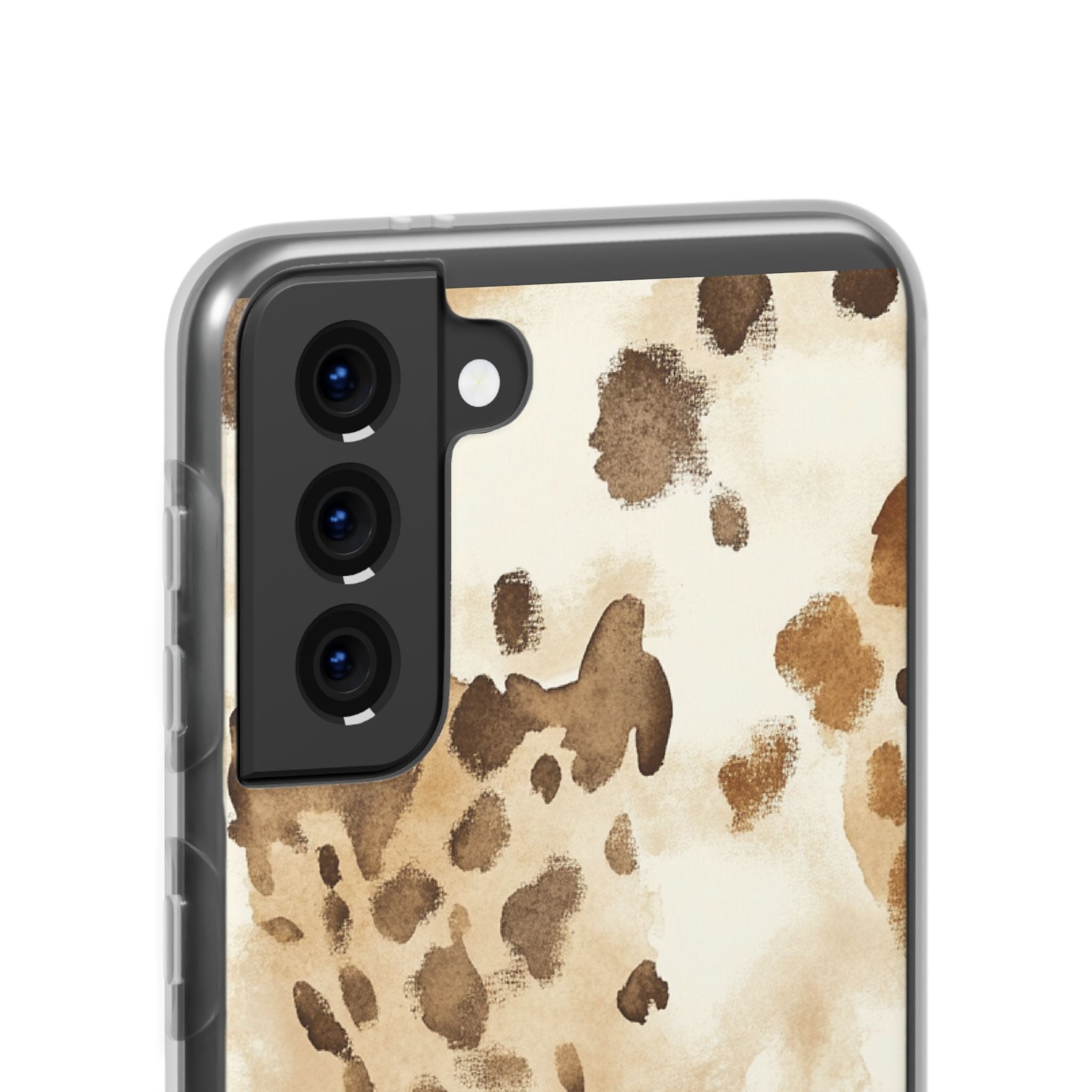 Brown and Beige Watercolor Dalmatian Phone Case, Artsulli - Art is Long, Life is Short, Phone Case, , , , , , ,
