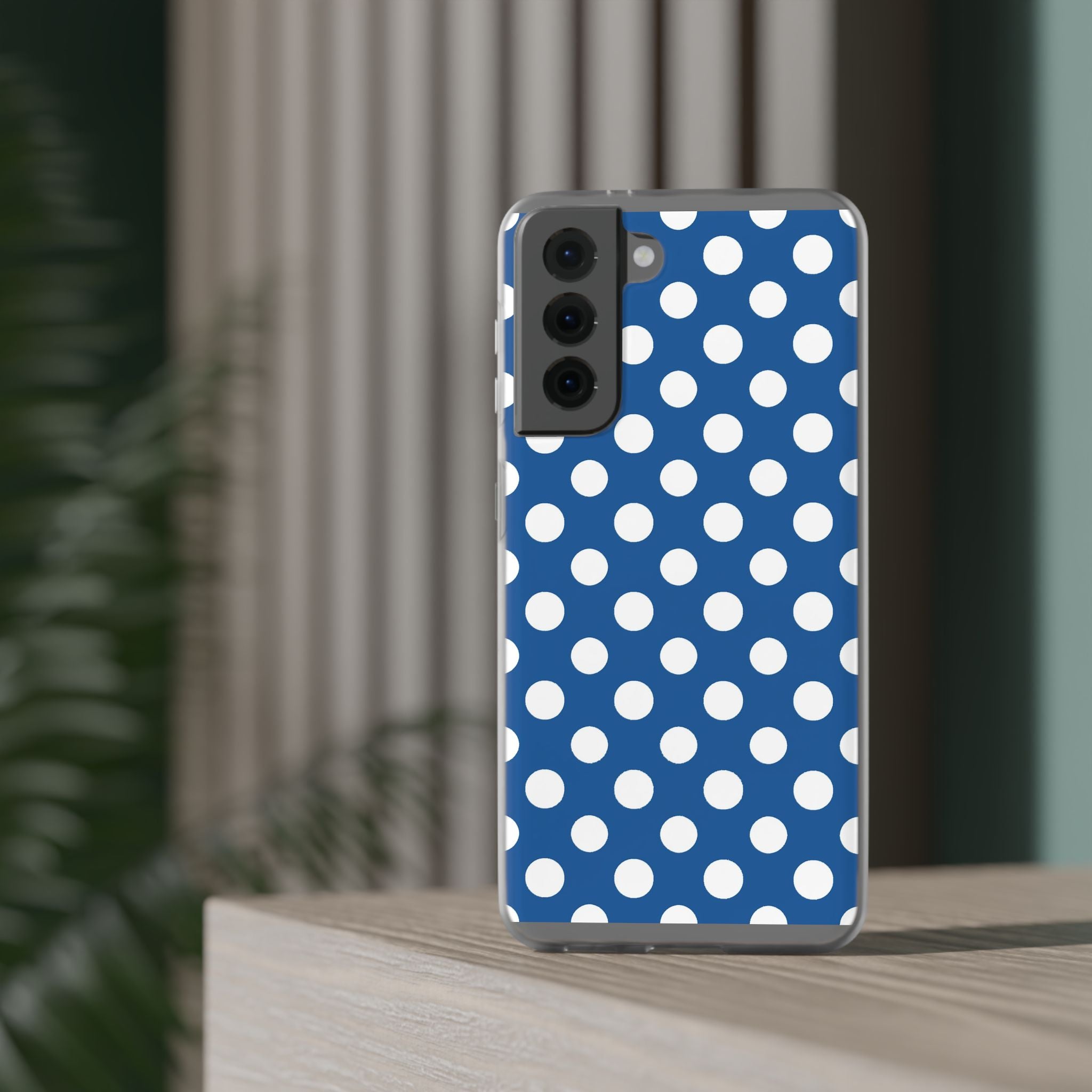 Blue and White Polka Dot iPhone Case, Artsulli - Art is Long, Life is Short, Phone Case, , , , , , ,
