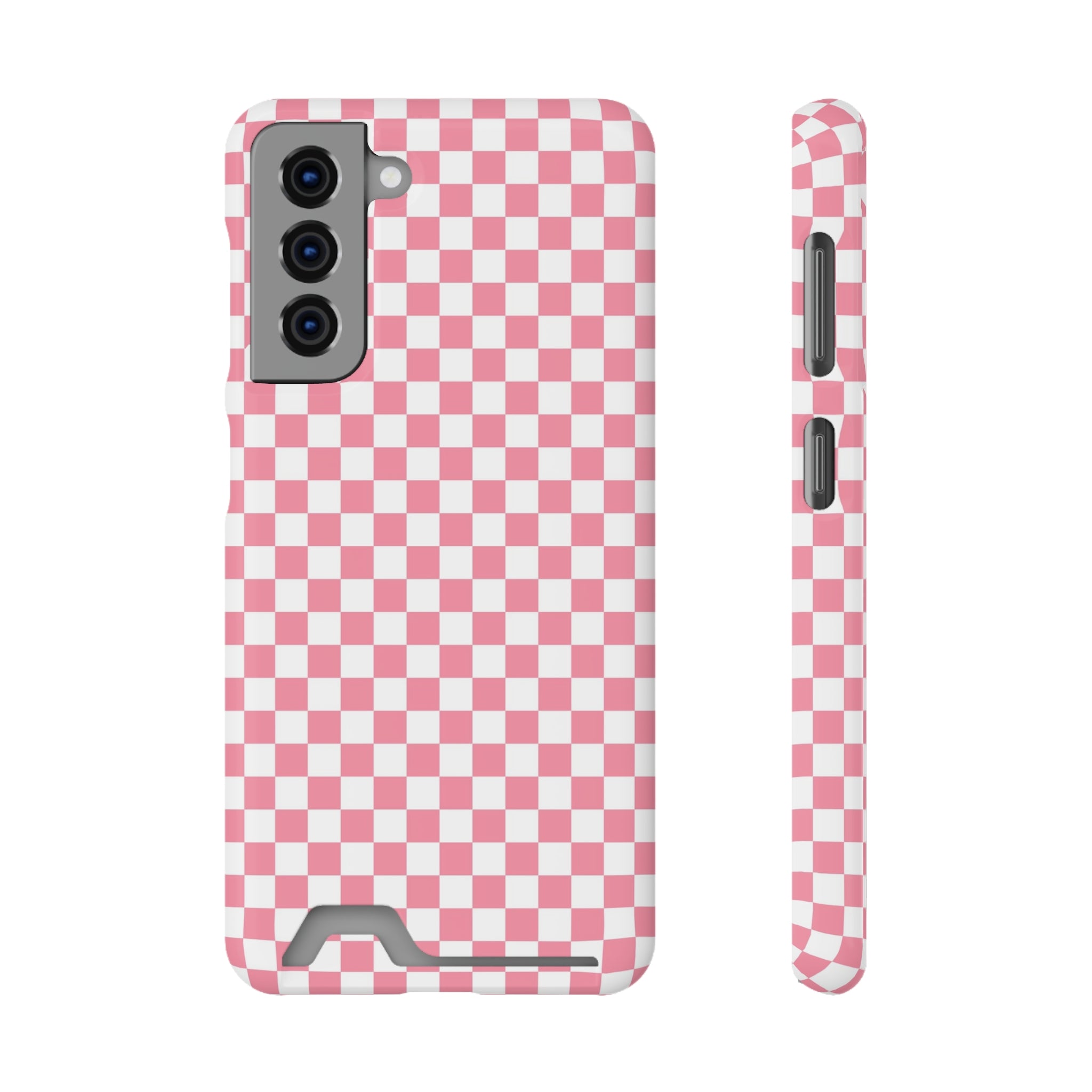 Brigandine Checkered Scene Phone Case With Card Holder, Artsulli - Art is Long, Life is Short, Phone Case, Size, Samsung Galaxy S21, Surface, Glossy, Shape, Without gift packaging, 16194192829100652690
