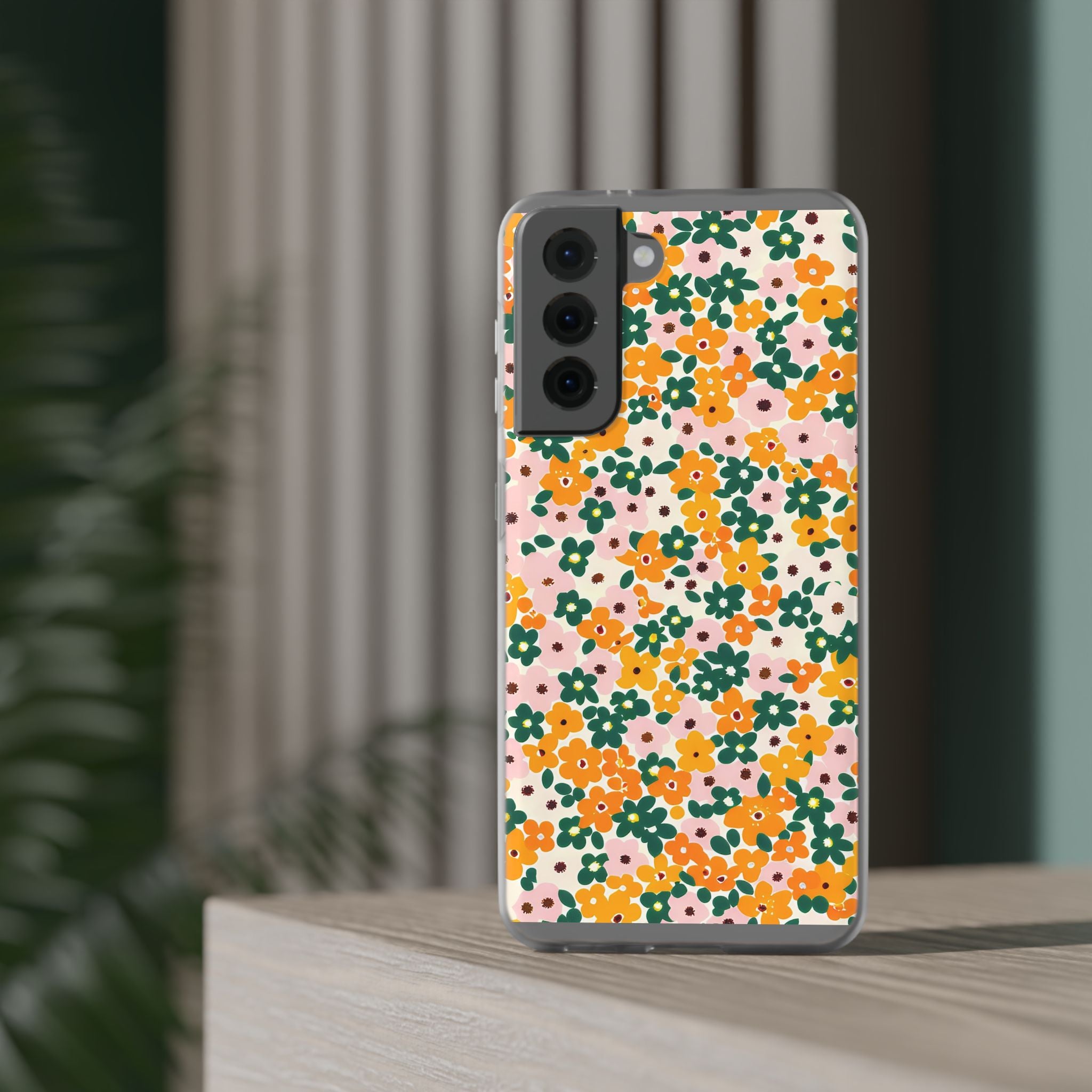 Vibrant Floral Flexi Case, Artsulli - Art is Long, Life is Short, Phone Case, , , , , , ,