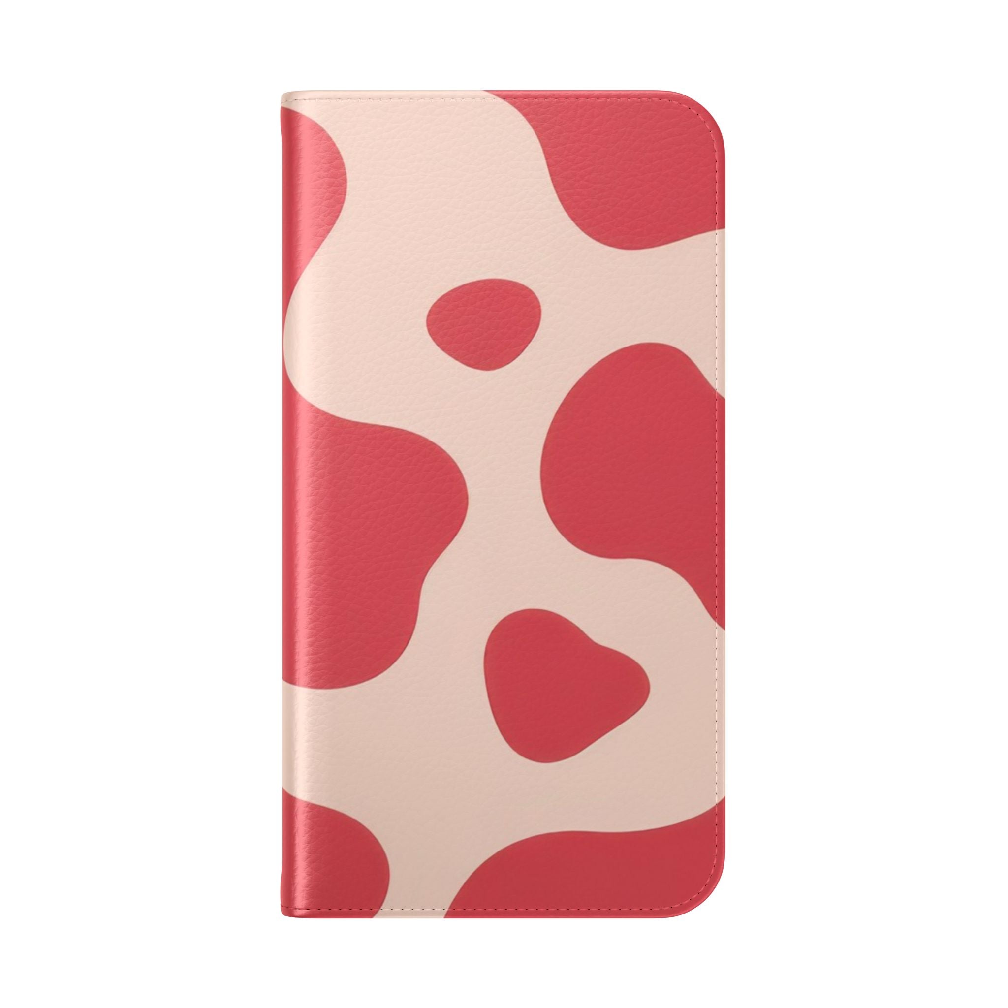 Red Jungle Cow Flip Cases, Artsulli - Art is Long, Life is Short, Phone Case, , , , , , ,