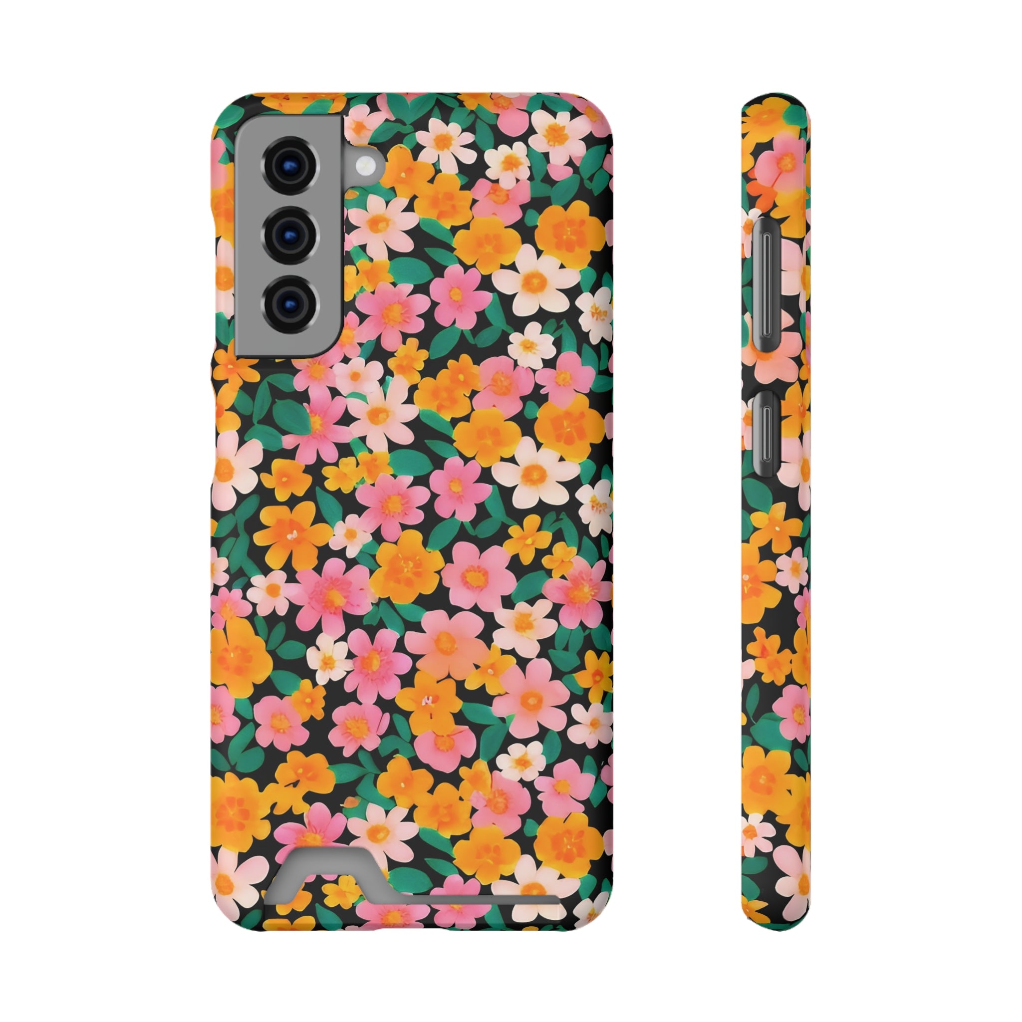 Phone Case With Card Holder, Artsulli - Art is Long, Life is Short, Phone Case, Size, Samsung Galaxy S21, Surface, Matte, Shape, With gift packaging, 15498975089486340800