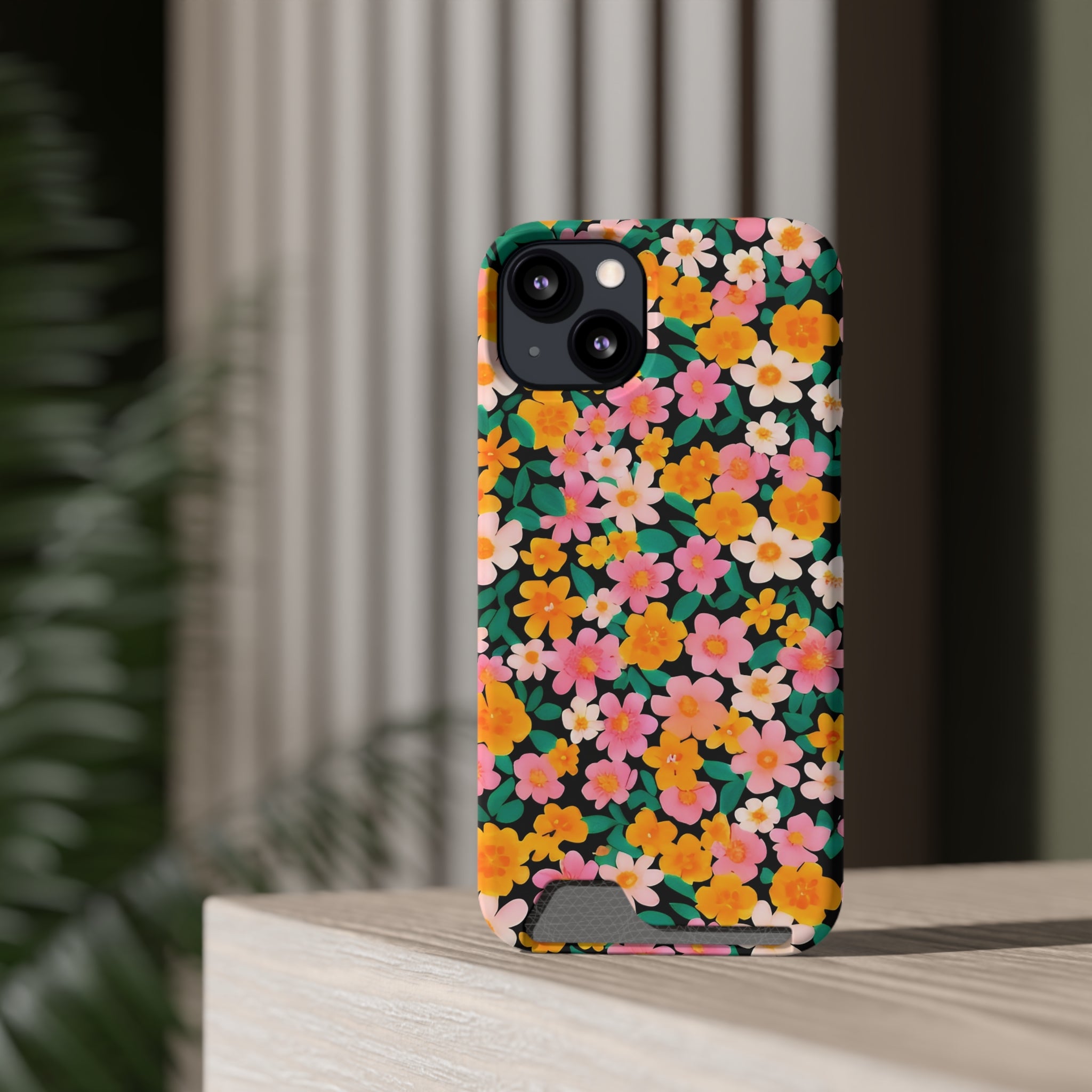 Phone Case With Card Holder, Artsulli - Art is Long, Life is Short, Phone Case, , , , , , ,