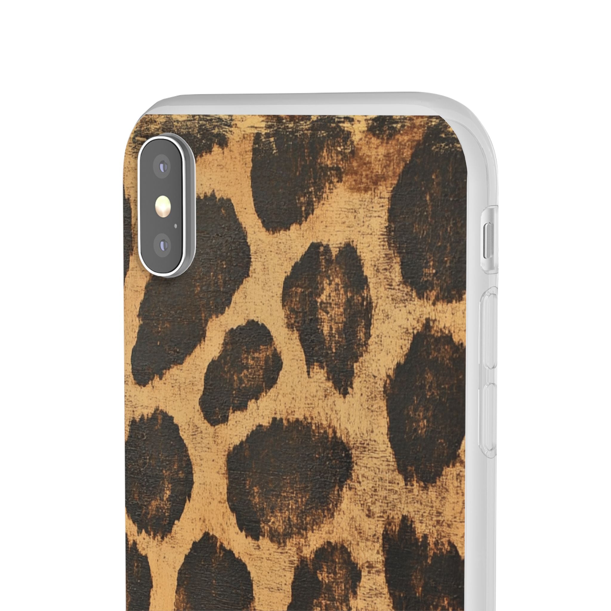 Brown Leopard Print iPhone Case, Artsulli - Art is Long, Life is Short, Phone Case, , , , , , ,