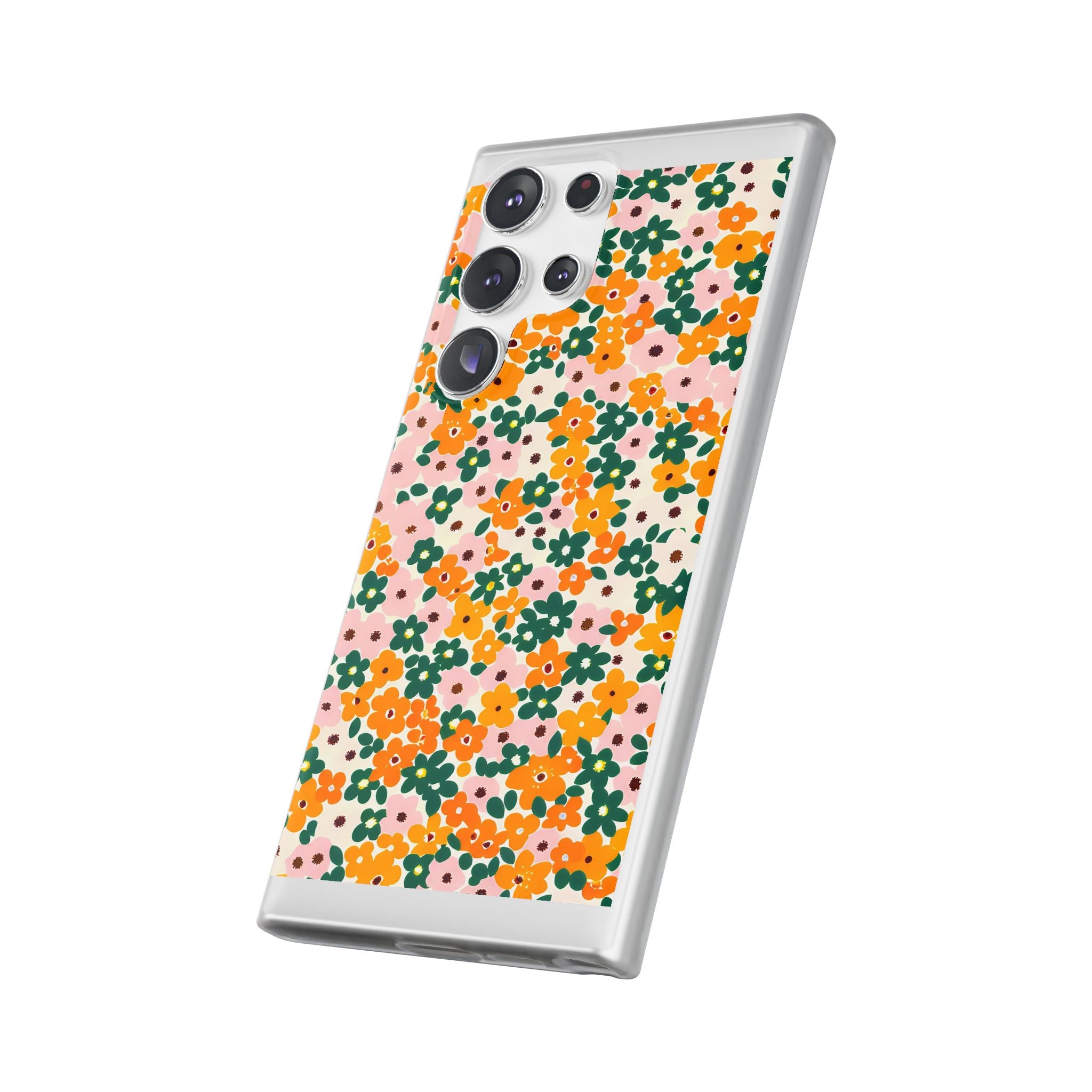 Vibrant Floral Flexi Case, Artsulli - Art is Long, Life is Short, Phone Case, , , , , , ,