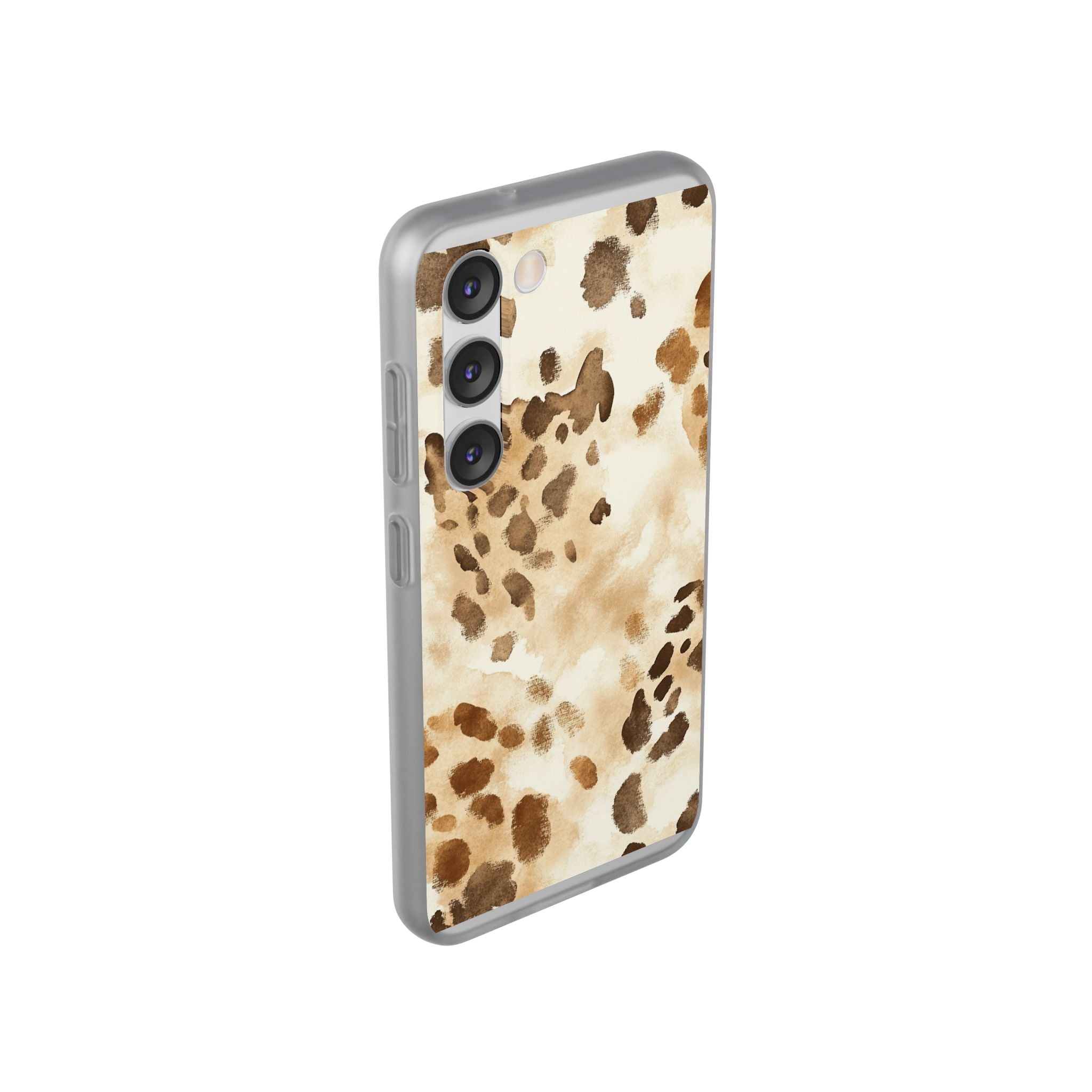 Brown and Beige Watercolor Dalmatian Phone Case, Artsulli - Art is Long, Life is Short, Phone Case, , , , , , ,