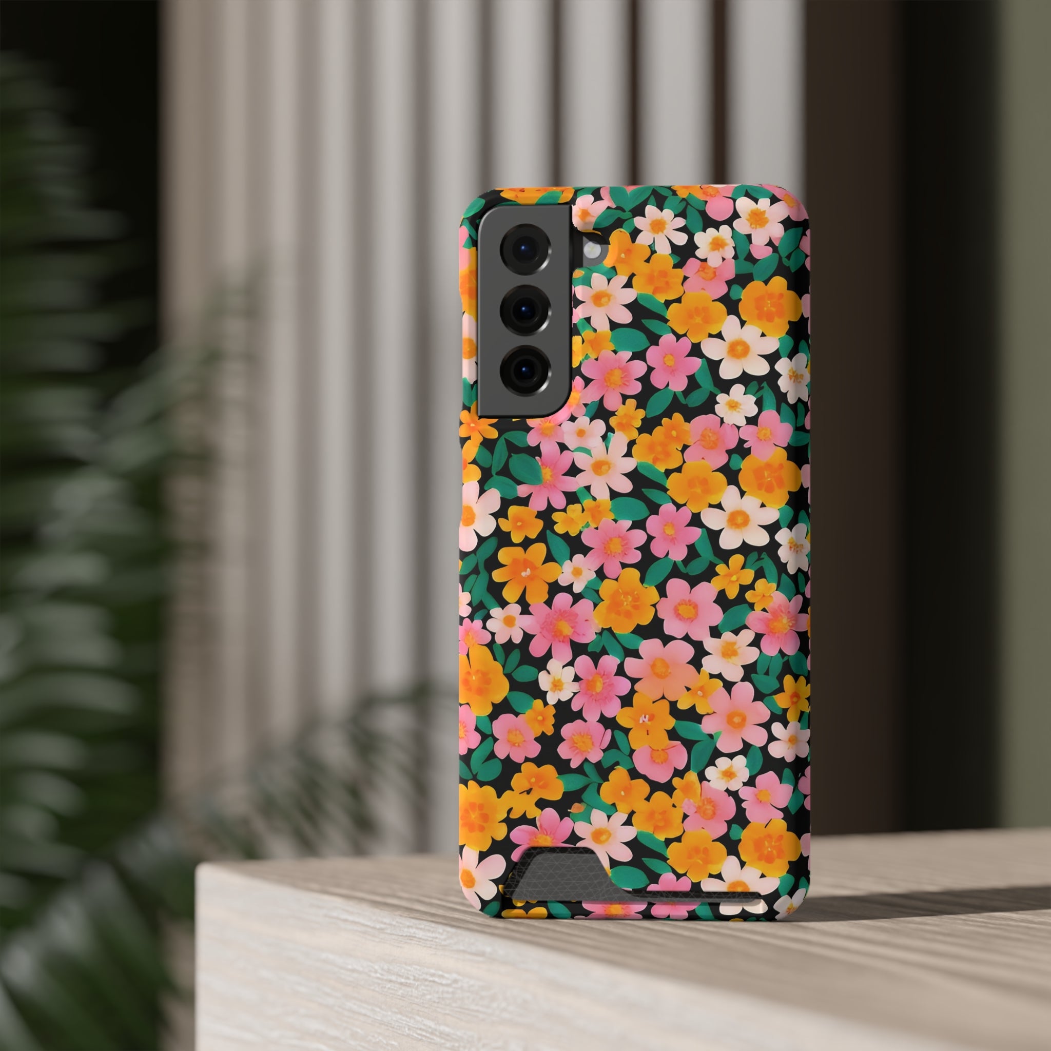 Phone Case With Card Holder, Artsulli - Art is Long, Life is Short, Phone Case, , , , , , ,