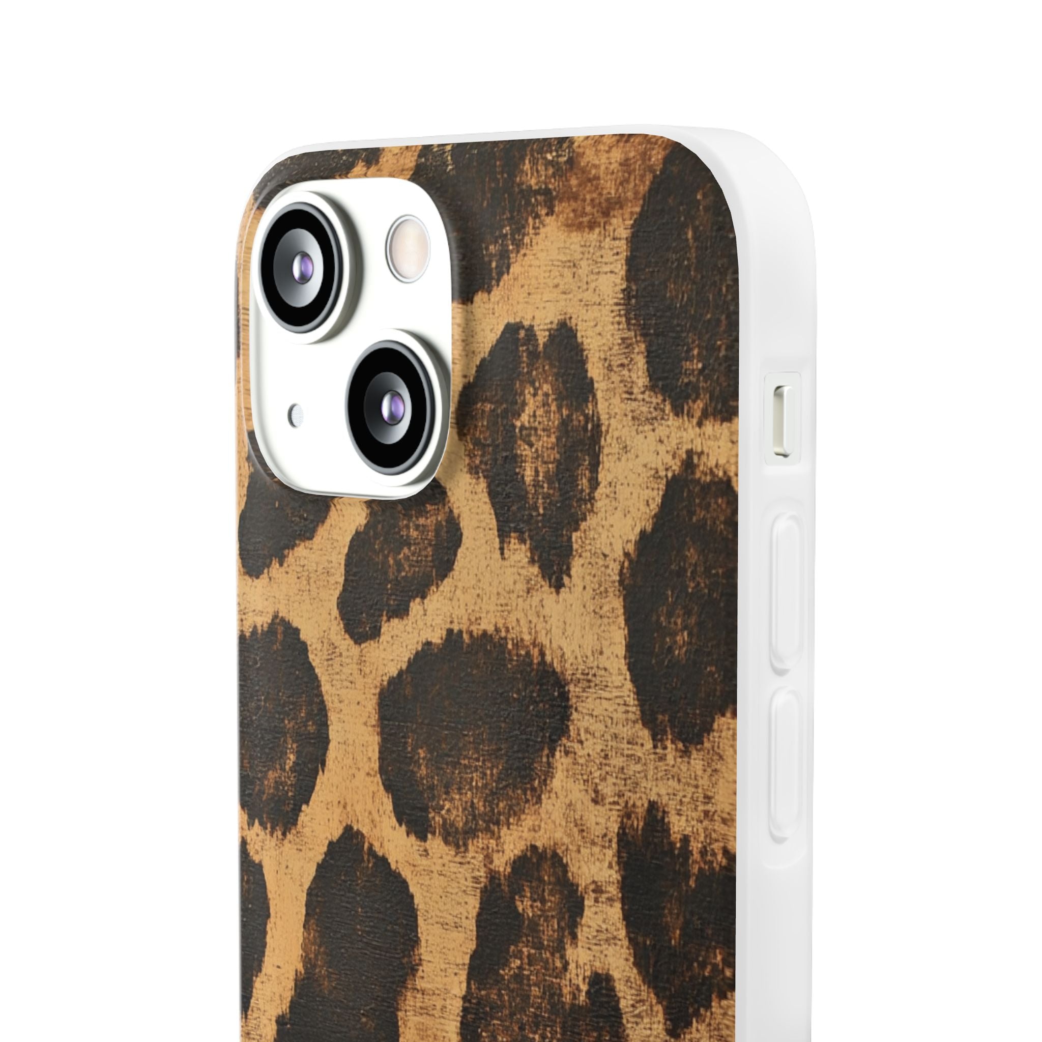Brown Leopard Print iPhone Case, Artsulli - Art is Long, Life is Short, Phone Case, , , , , , ,