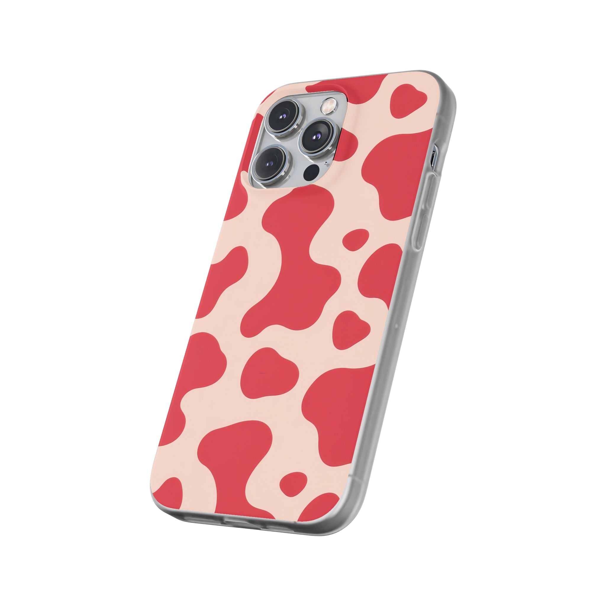 Red Jungle Cow Flexi Cases, Artsulli - Art is Long, Life is Short, Phone Case, , , , , , ,