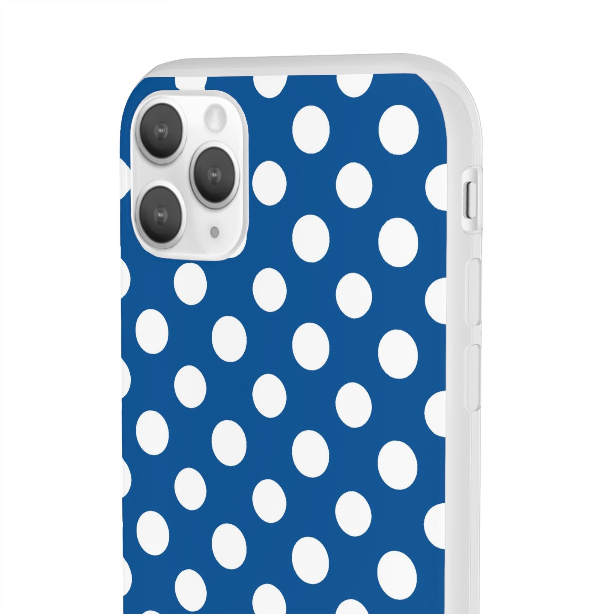 Blue and White Polka Dot iPhone Case, Artsulli - Art is Long, Life is Short, Phone Case, , , , , , ,