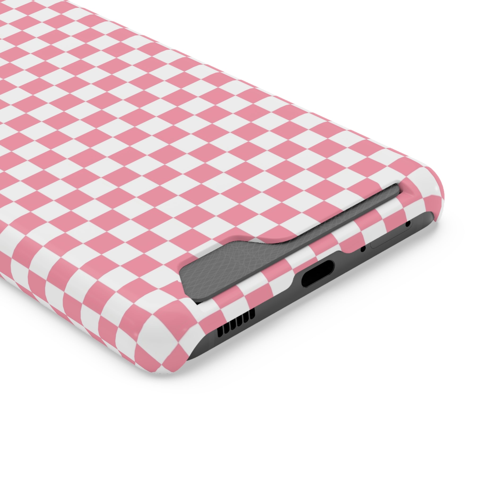 Brigandine Checkered Scene Phone Case With Card Holder, Artsulli - Art is Long, Life is Short, Phone Case, , , , , , ,
