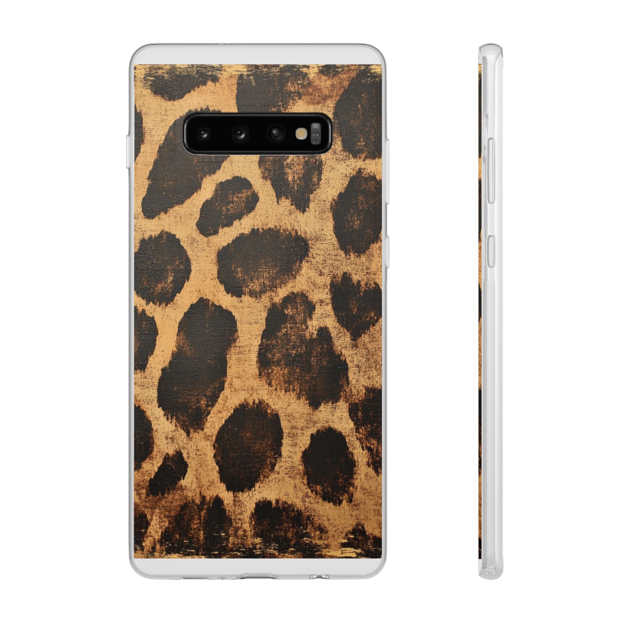 Brown Leopard Print iPhone Case, Artsulli - Art is Long, Life is Short, Phone Case, Size, Samsung Galaxy S10 Plus, , , , , 11337502060069652764