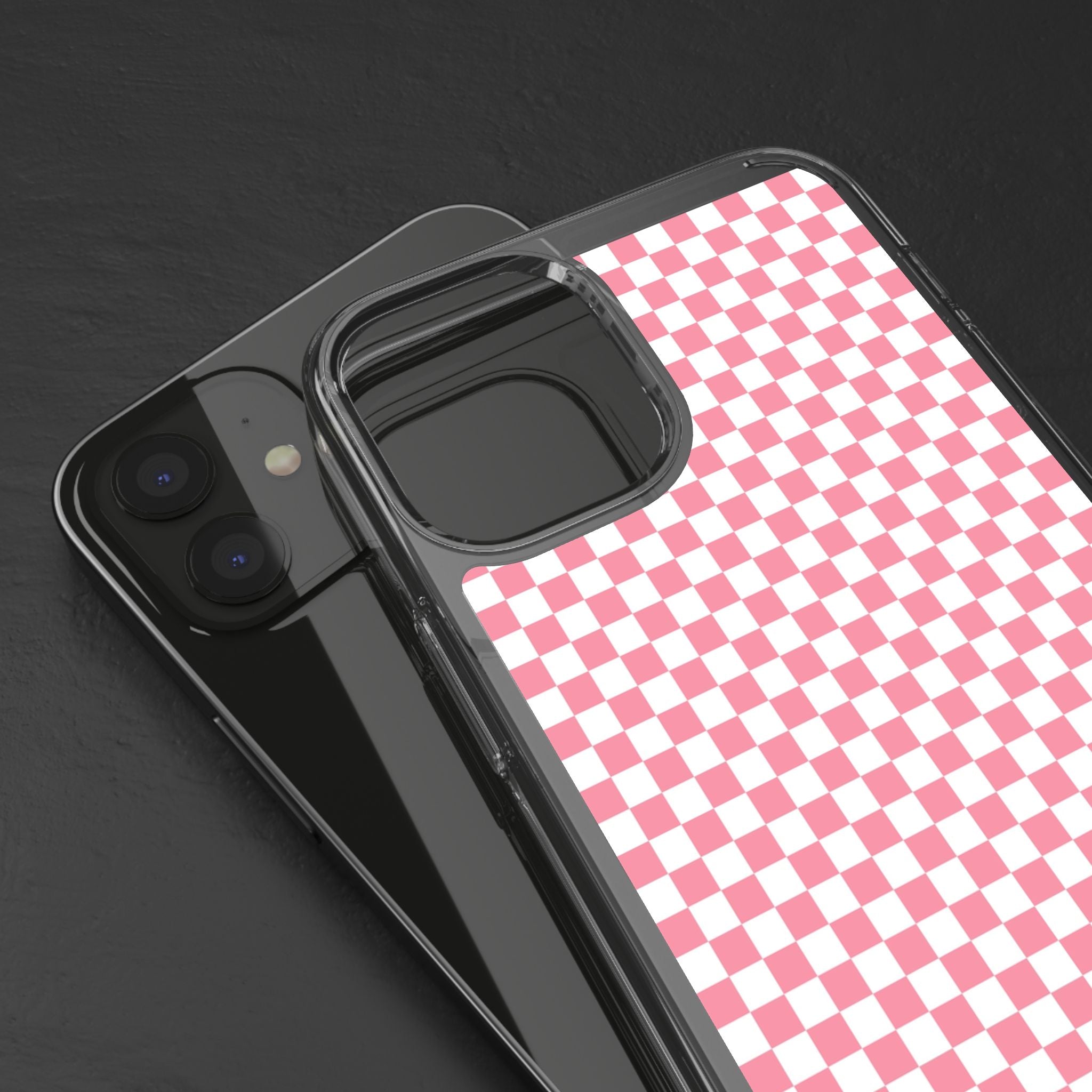 Brigandine Checkered Scene Clear Cases, Artsulli - Art is Long, Life is Short, Phone Case, , , , , , ,