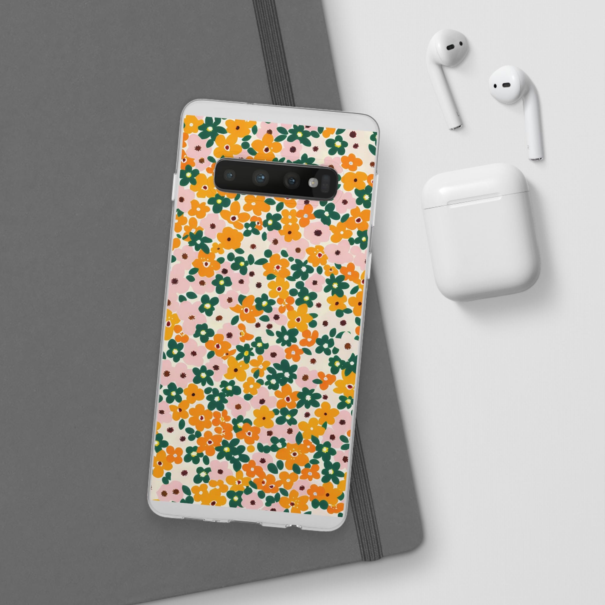 Vibrant Floral Flexi Case, Artsulli - Art is Long, Life is Short, Phone Case, , , , , , ,