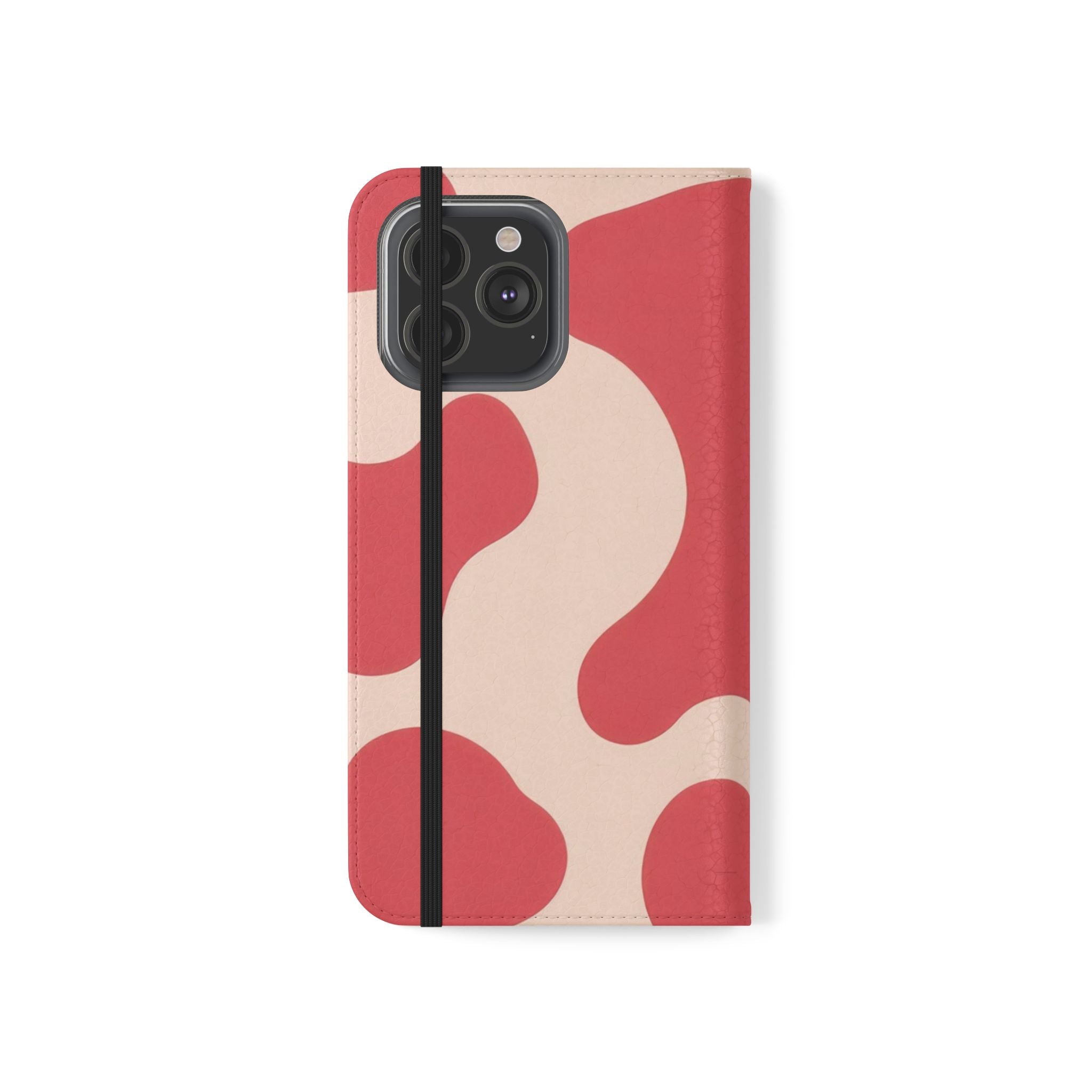 Red Jungle Cow Flip Cases, Artsulli - Art is Long, Life is Short, Phone Case, , , , , , ,