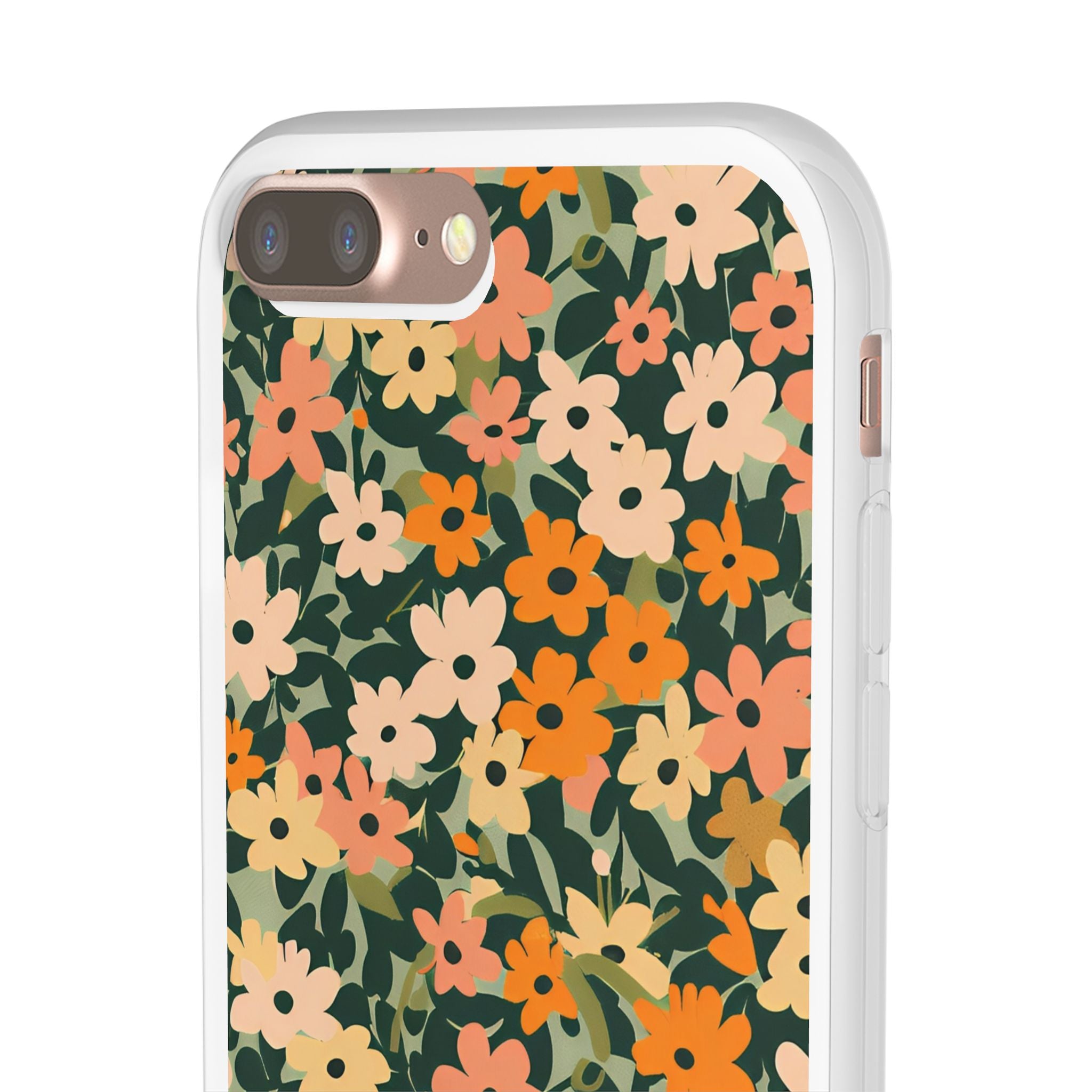 Vibrant Floral Clear Phone Case, Artsulli - Art is Long, Life is Short, Phone Case, , , , , , ,