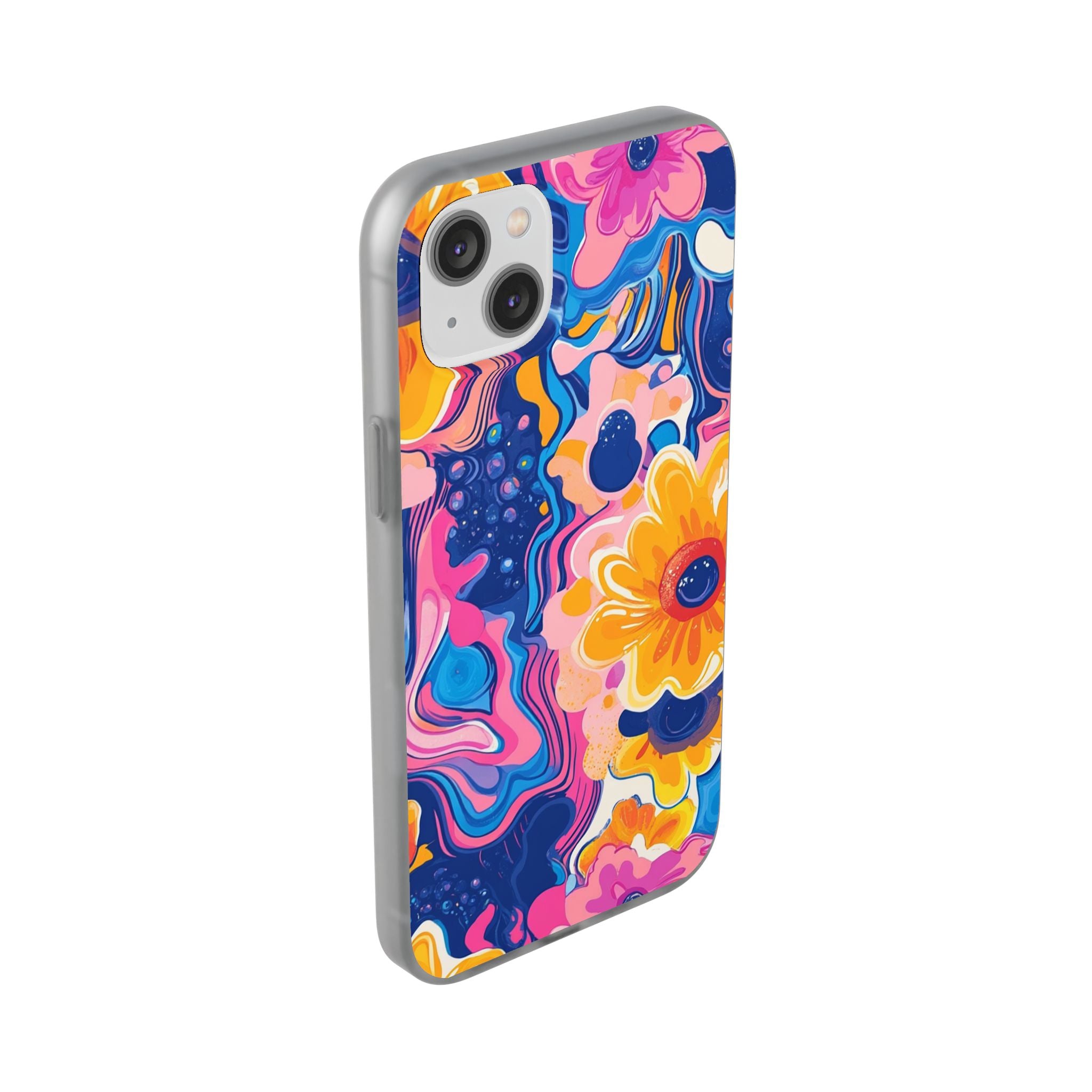Psychedelic Floral iPhone Case, Artsulli - Art is Long, Life is Short, Phone Case, , , , , , ,