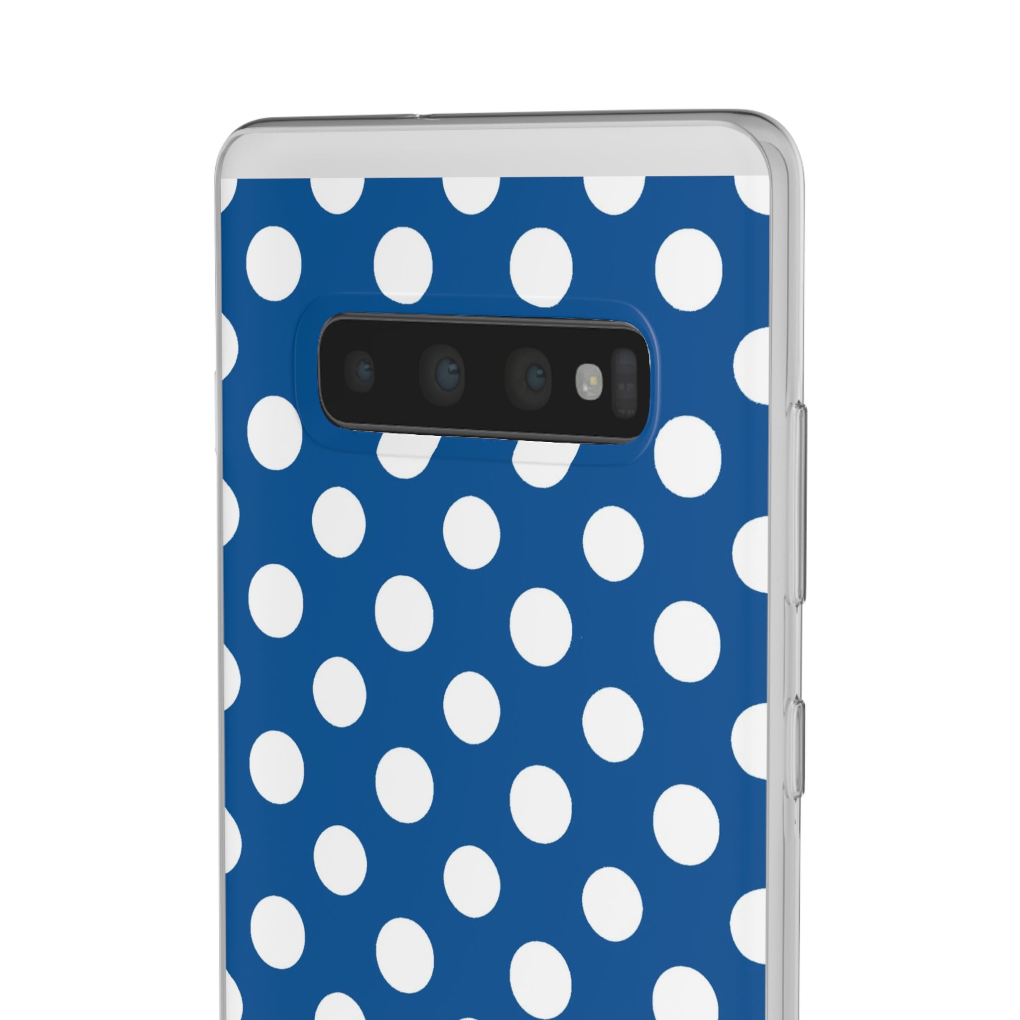 Blue and White Polka Dot iPhone Case, Artsulli - Art is Long, Life is Short, Phone Case, , , , , , ,