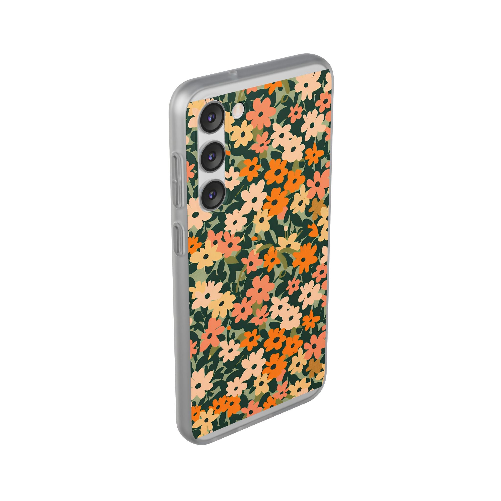 Vibrant Floral Clear Phone Case, Artsulli - Art is Long, Life is Short, Phone Case, , , , , , ,