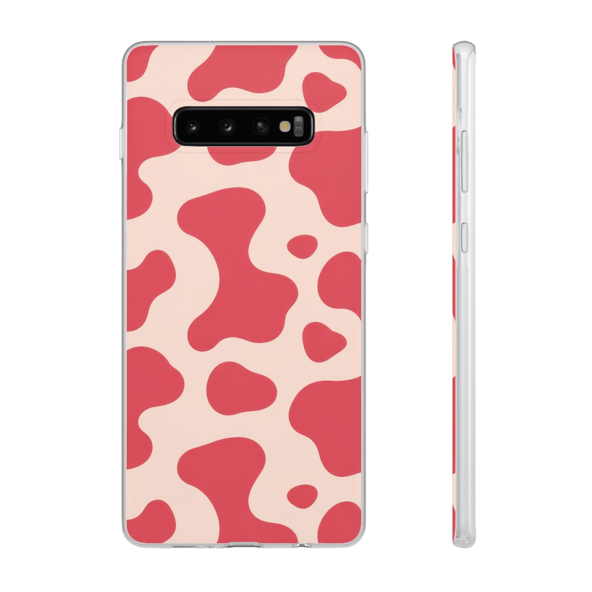 Red Jungle Cow Flexi Cases, Artsulli - Art is Long, Life is Short, Phone Case, Size, Samsung Galaxy S10 Plus, , , , , 28165204622783141069
