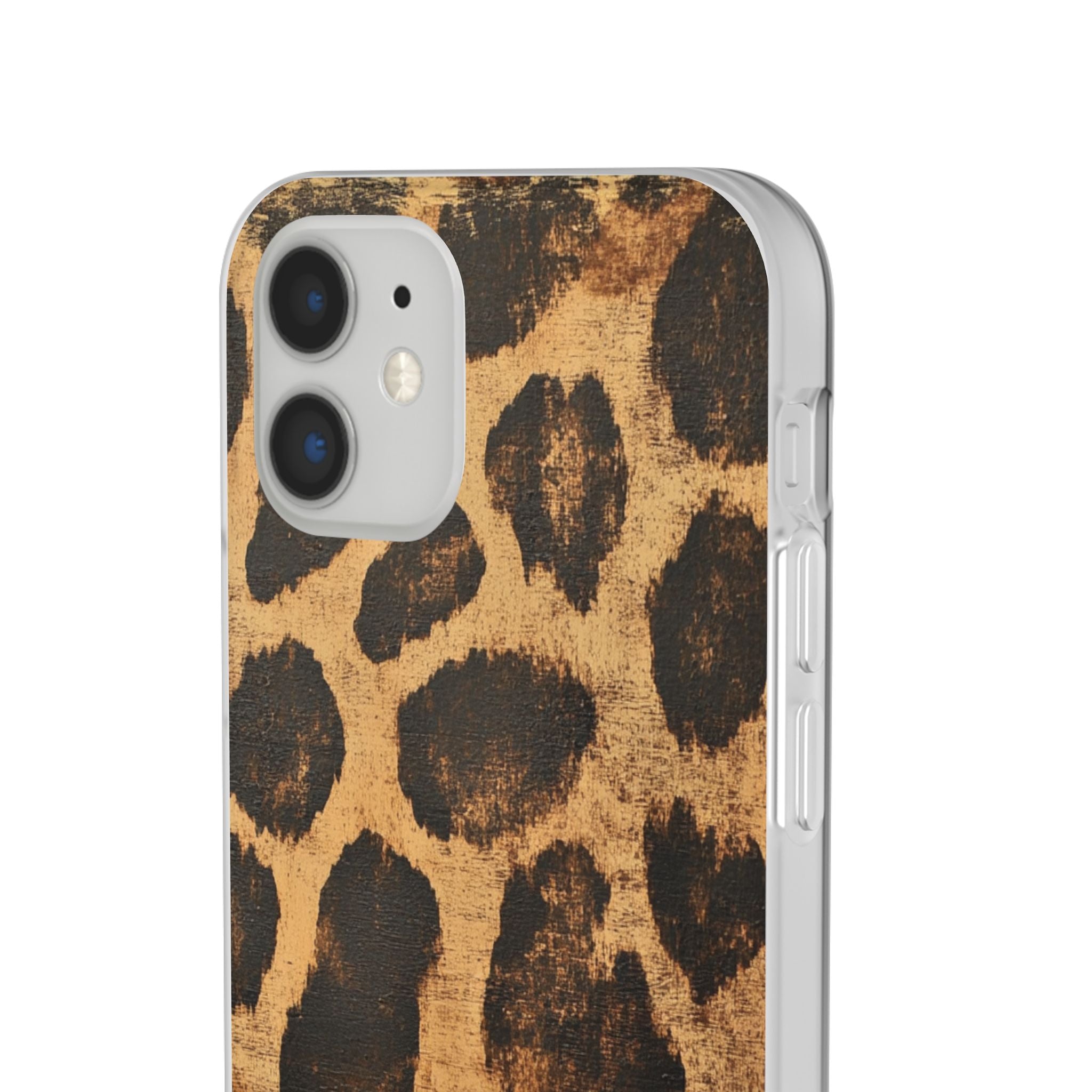 Brown Leopard Print iPhone Case, Artsulli - Art is Long, Life is Short, Phone Case, , , , , , ,