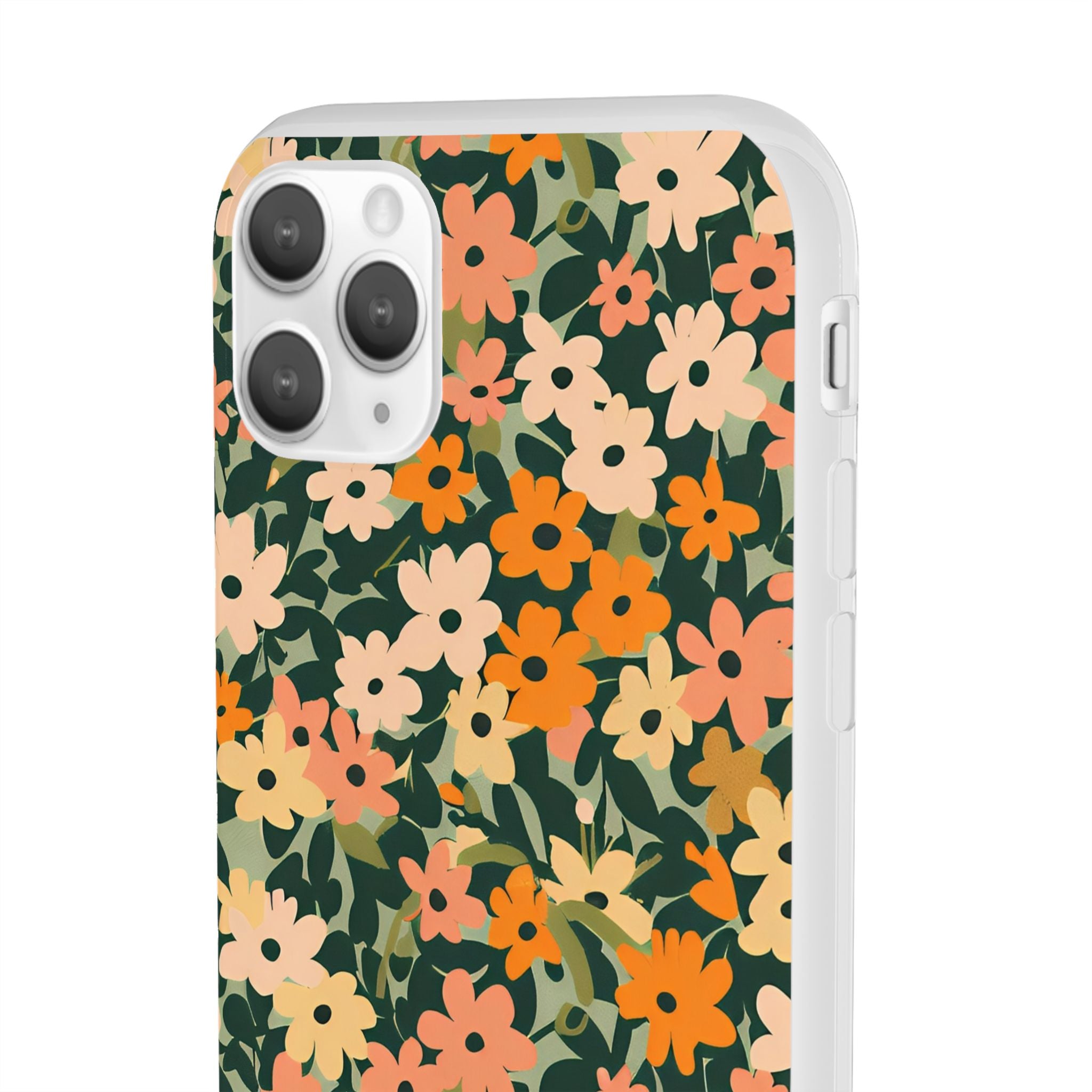 Vibrant Floral Clear Phone Case, Artsulli - Art is Long, Life is Short, Phone Case, , , , , , ,